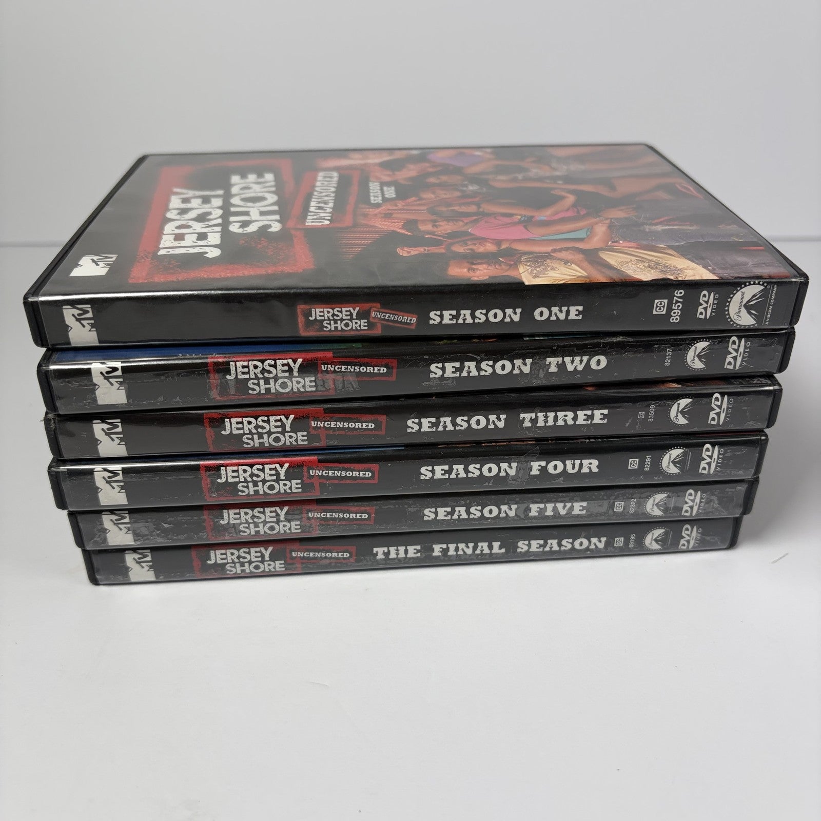 Jersey Shore Uncensored DVD Seasons 1-6 Complete Series Lot MTV Reality TV Show