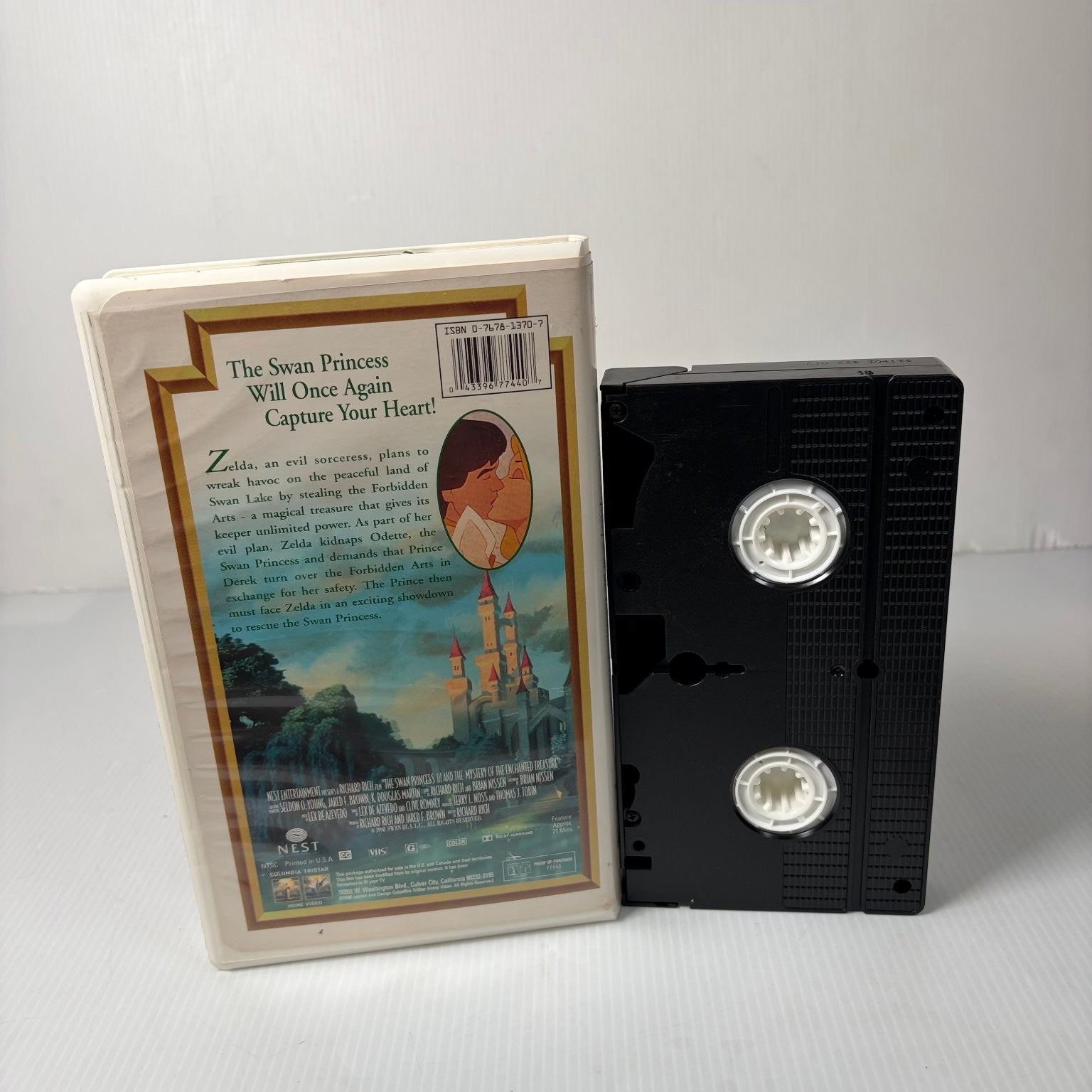 Swan Princess III VHS 1998 Animated Family Fantasy Columbia TriStar Clamshell