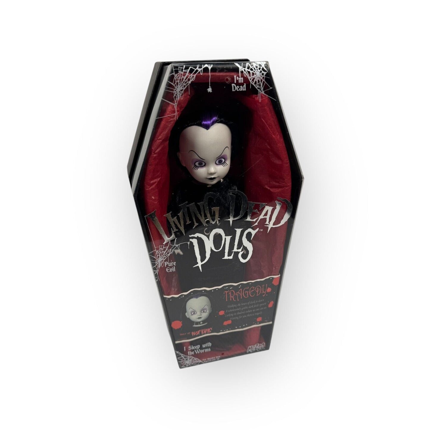 Mezco 2000 Living Dead Dolls TRAGEDY Hot Topic Exclusive 10.25" New in Open Box