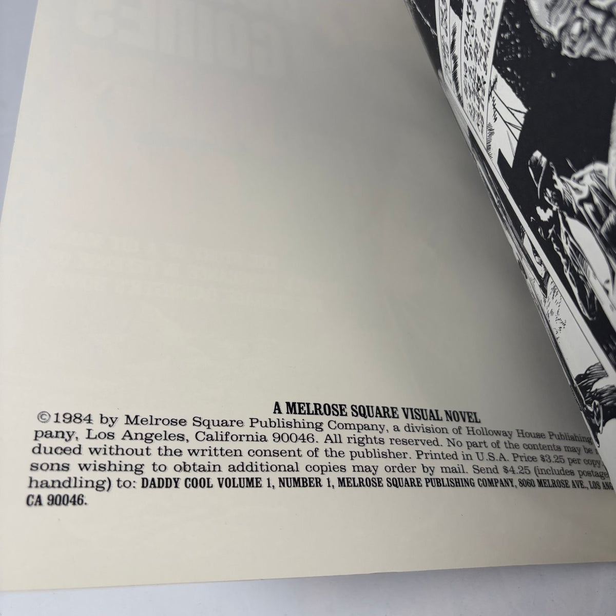 Donald Goines Daddy Cool Visual Novel 1984 Volume 1 Issue 1 Crime Thriller