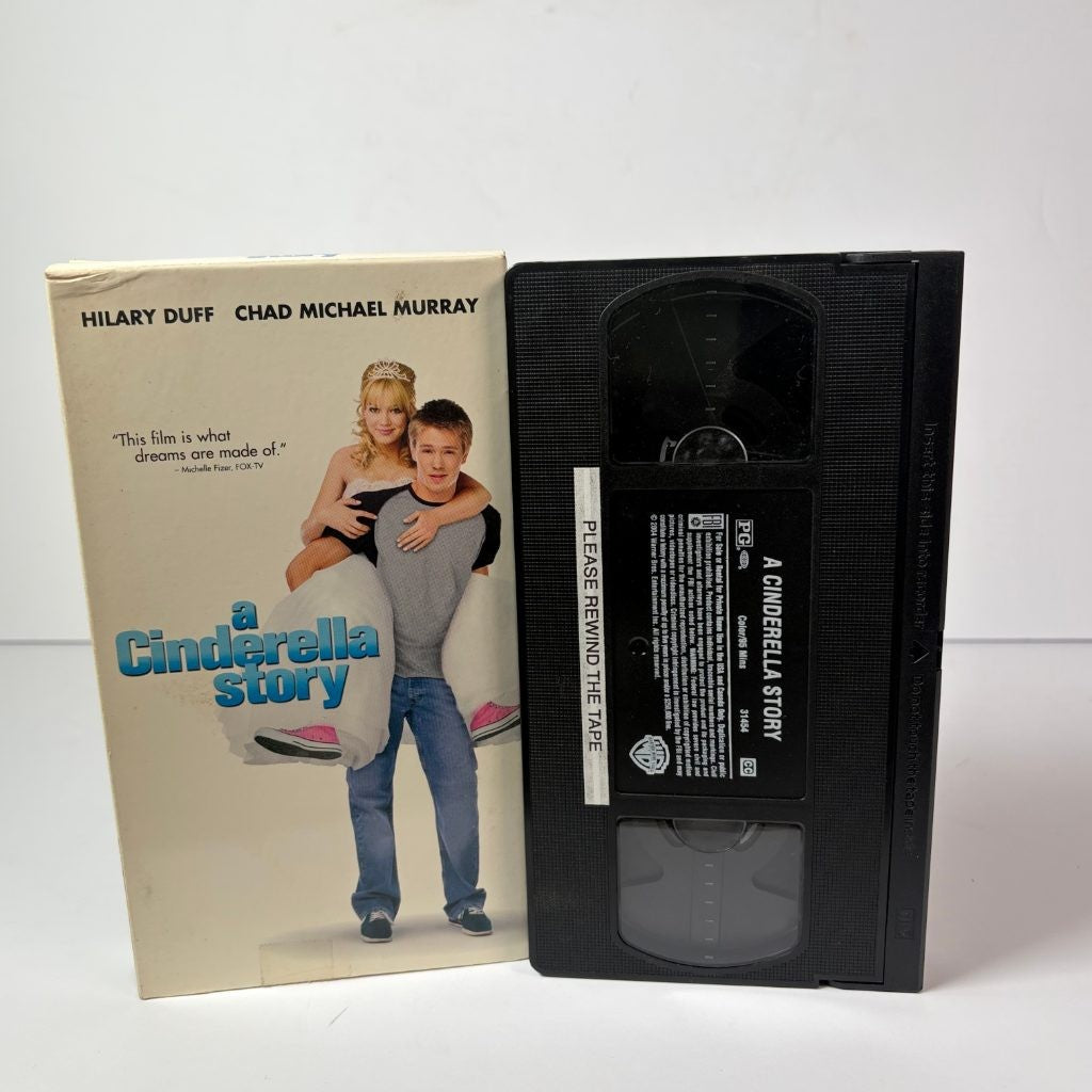 A Cinderella Story VHS Hilary Duff Chad Michael Murray 2004 Warner Bros