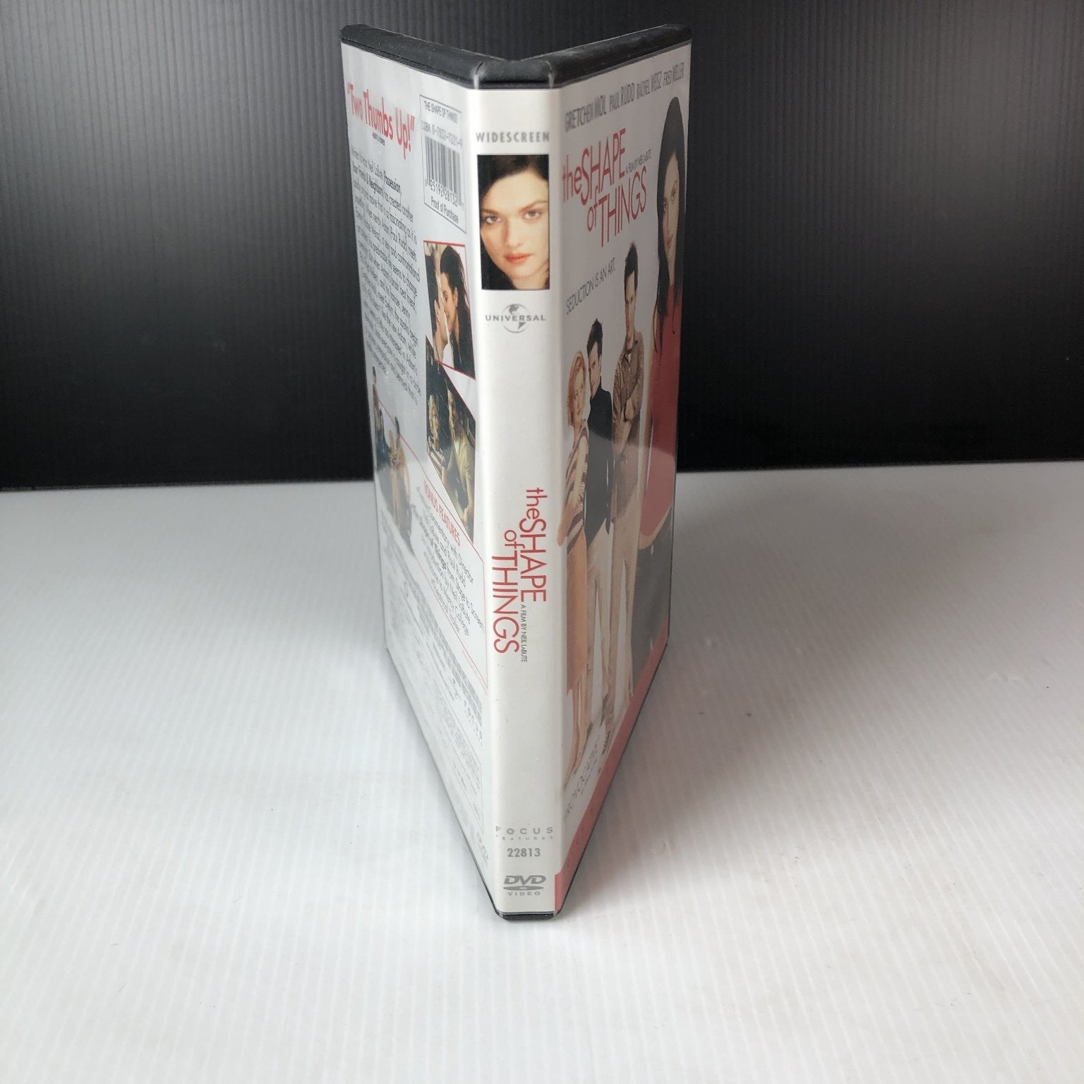 The Shape of Things DVD 2003 Widescreen Paul Rudd Rachel Weisz Neil LaBute