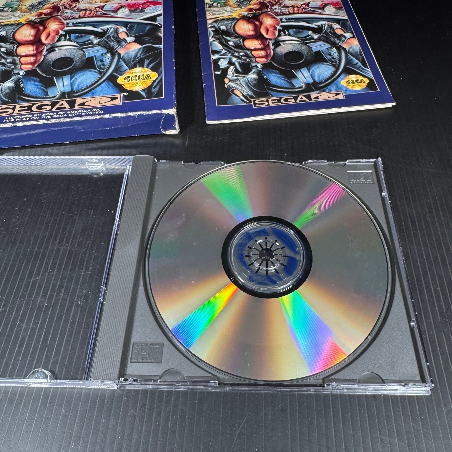 Road Avenger Sega CD Video Game Complete CIB Action Full Motion Animation