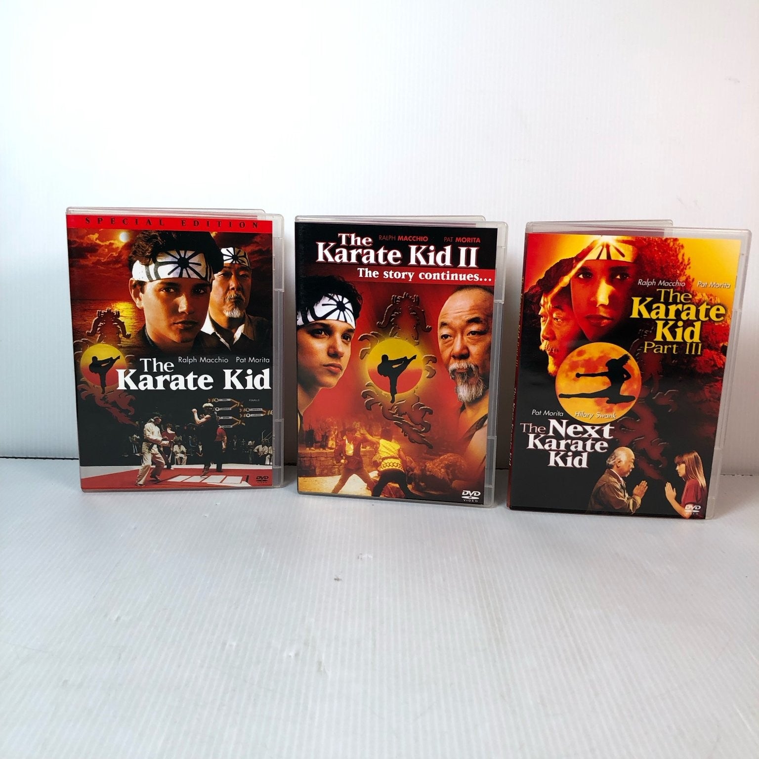 The Karate Kid Collection DVD 2004 Ralph Macchio Pat Morita Box Set