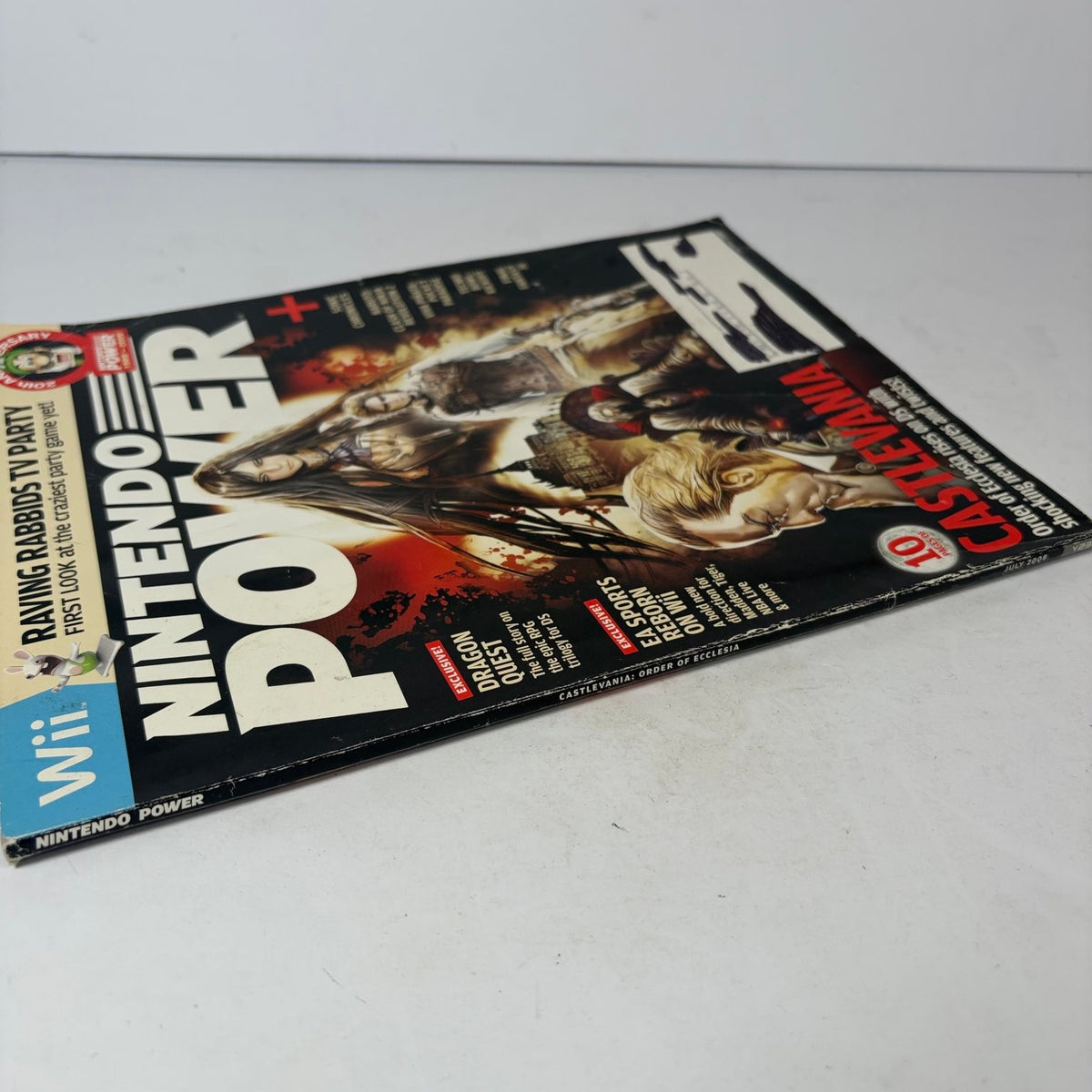 Nintendo Power Magazine July 2008 #230 Castlevania Dragon Quest Wii Raving
