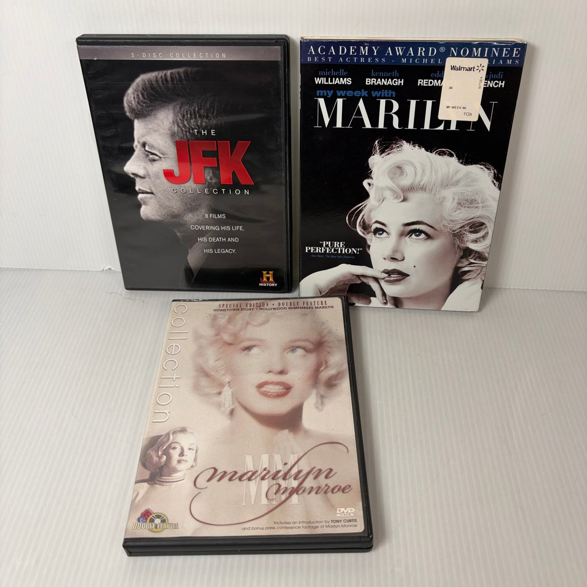 The JFK Collection, My Week With Marilyn & Marilyn Monroe Collection DVD Set