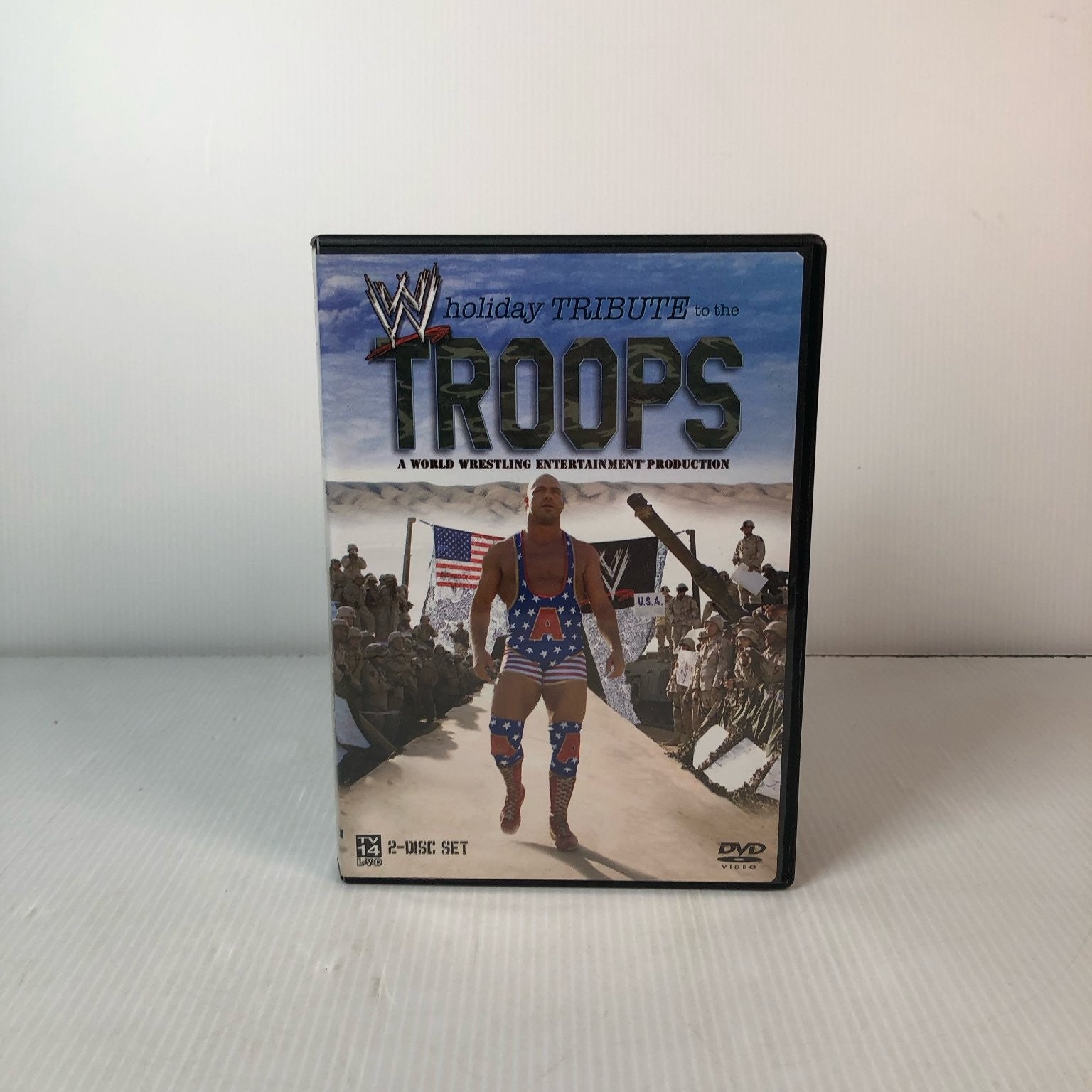 WWE Holiday Tribute to the Troops 2005 2-Disc Set Kurt Angle John Cena