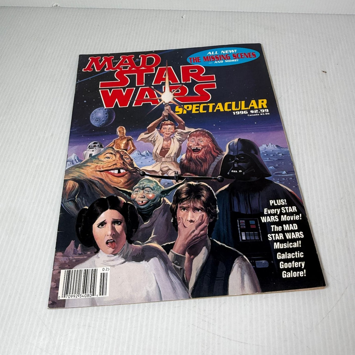 MAD Star Wars Spectacular Magazine 1990 Missing Scenes Parody Humor