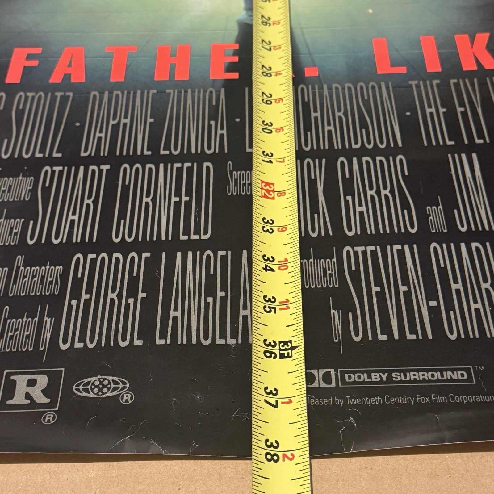 The Fly II Original 1989 Video Store Promotional Poster Rolled One Sheet 38x25.5