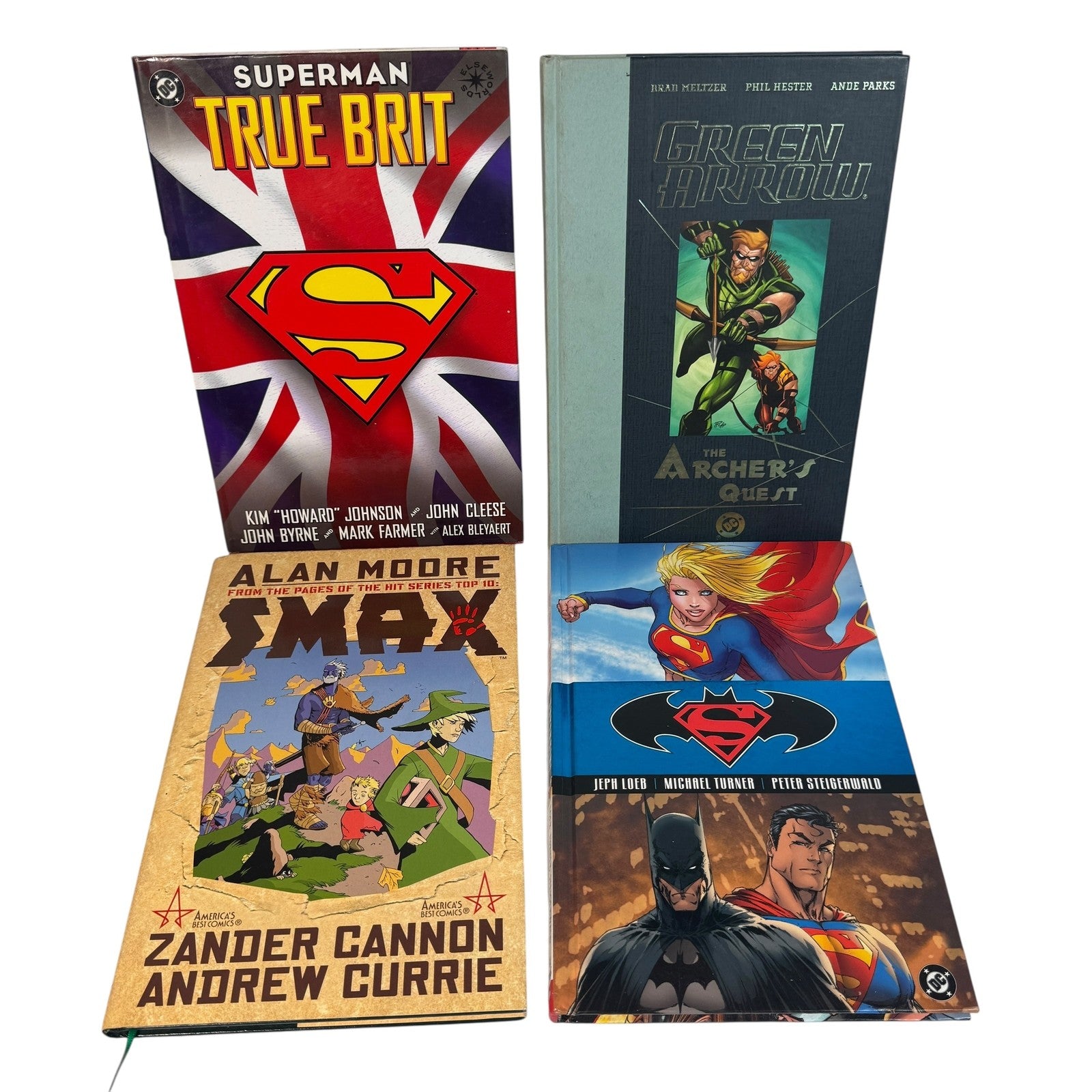 Superman True Brit Green Arrow Archer’s Quest Smax Batman Supergirl Hardcover Lo