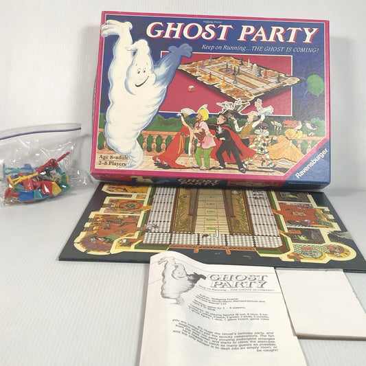 GHOST PARTY Midnight Mystery Halloween Board Game By Ravensburger 100% COMPLETE