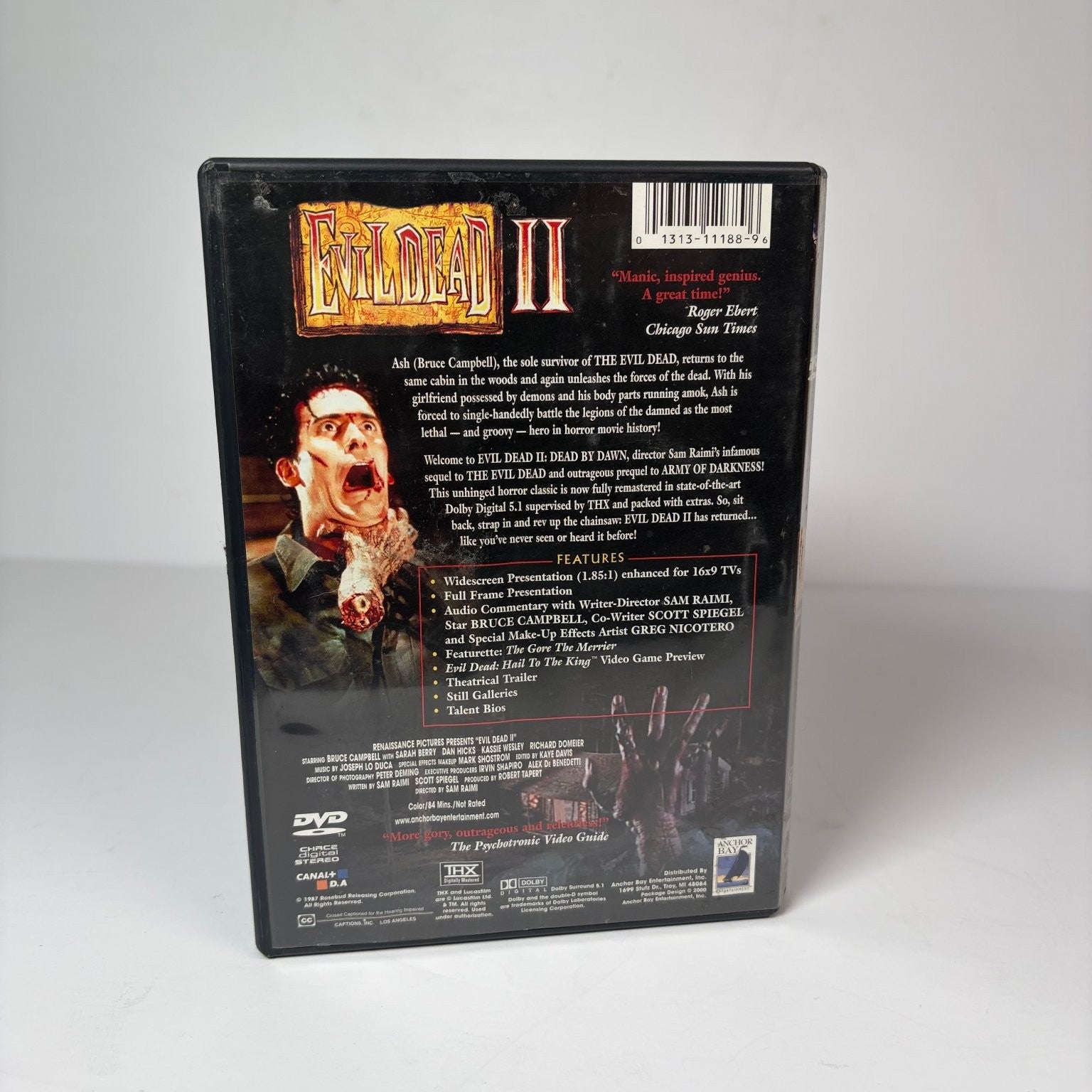 The Evil Dead 1982 / Evil Dead II 1987 Sam Raimi Bruce Campbell DVD Set