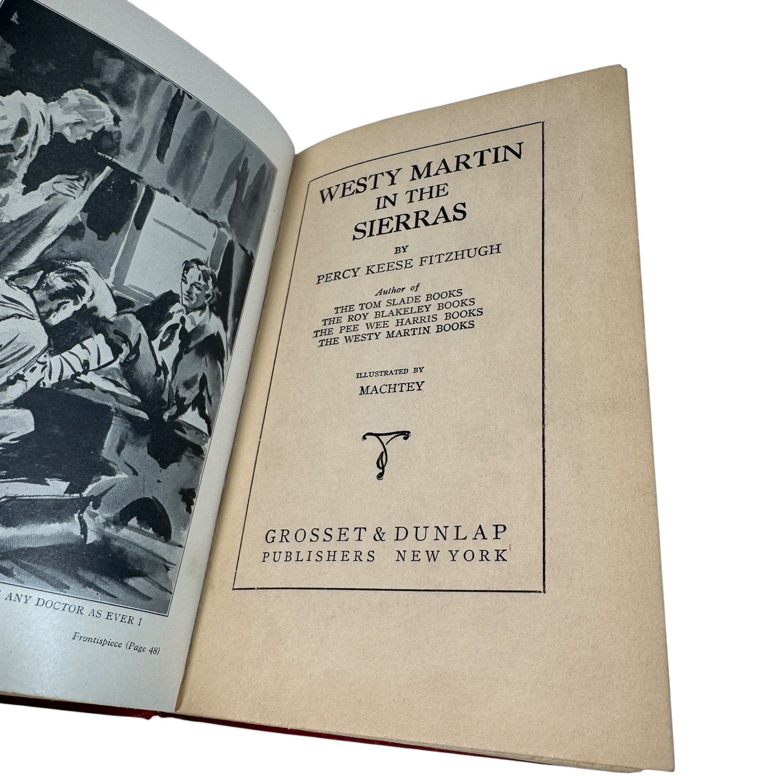 VTG 1931 Westy Martin in the Sierras Percy Fitzhugh Hardcover Rare 1st Print