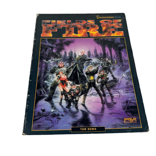 FASA Corporation Shadowrun RPG Sourcebook 7114 Fields Of Fire 1994