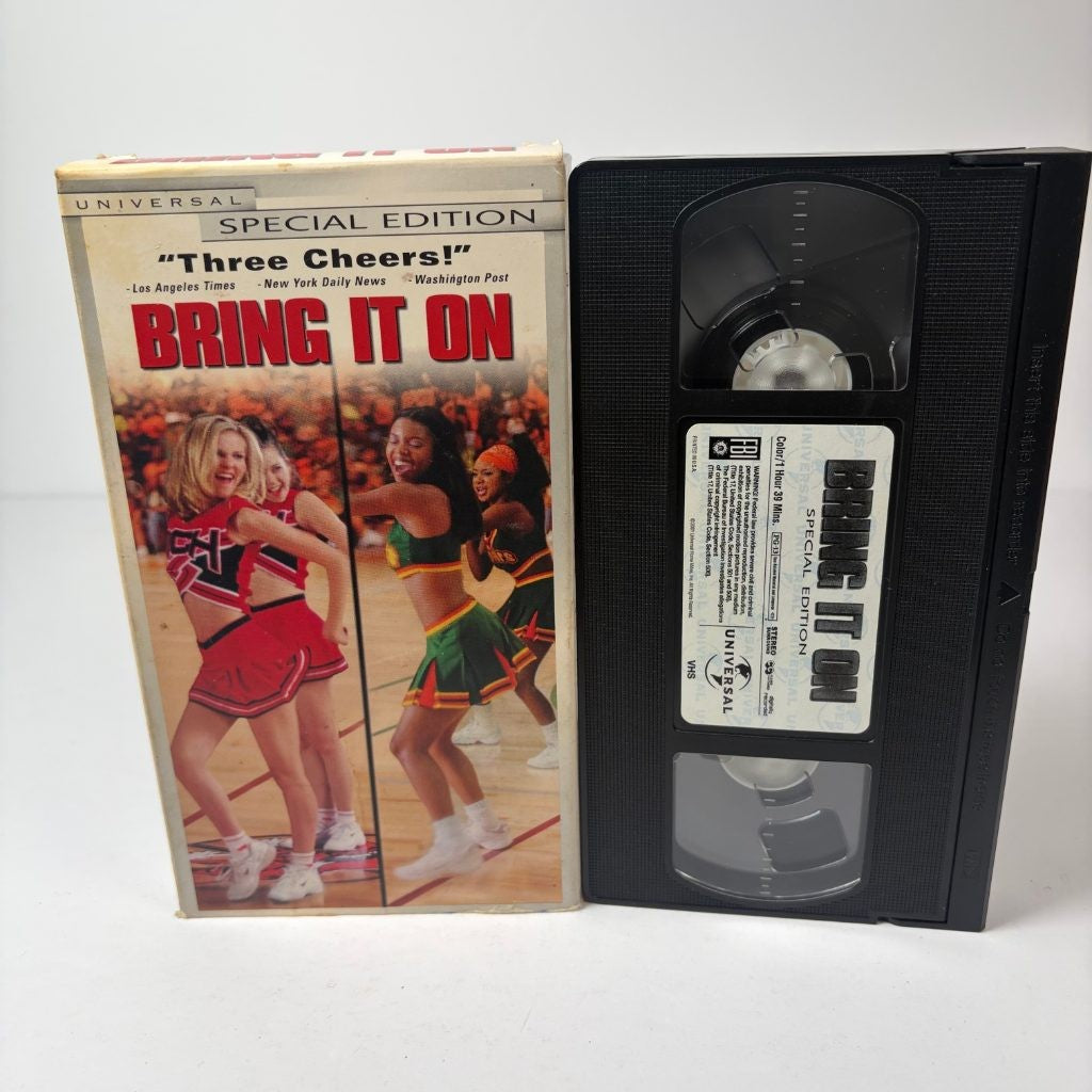 Bring It On VHS Special Edition Universal Kirsten Dunst Cheerleading Comedy
