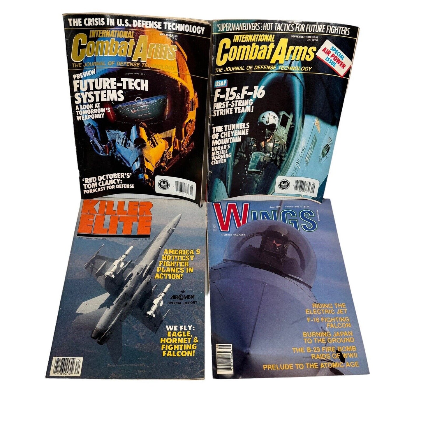 Military Magazines Lot Scale Ship Modeler Air Combat Wings & Int’l Combat Arms