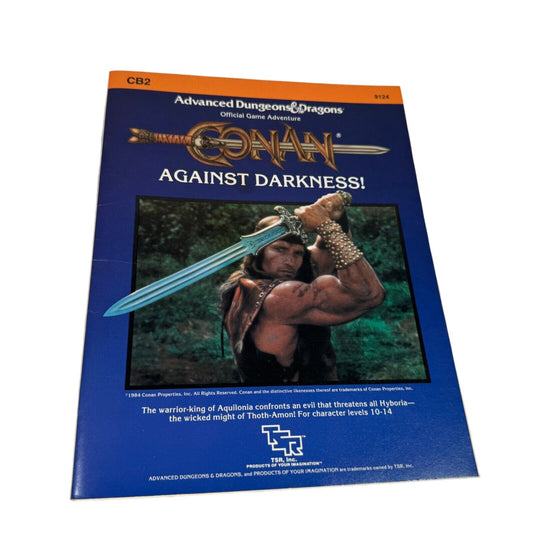 Conan: Against Darkness (Advanced Dungeons & Dragons module CB2) TSR 9124 VG