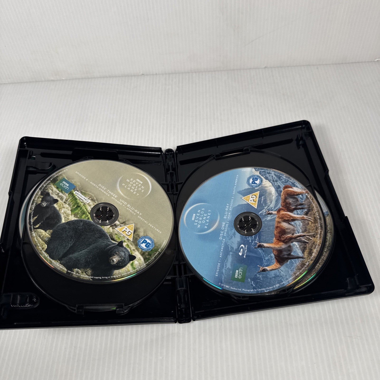Seven Worlds, One Planet (4K Ultra HD & Blu-ray 6-disc Set, 2019) Attenborough