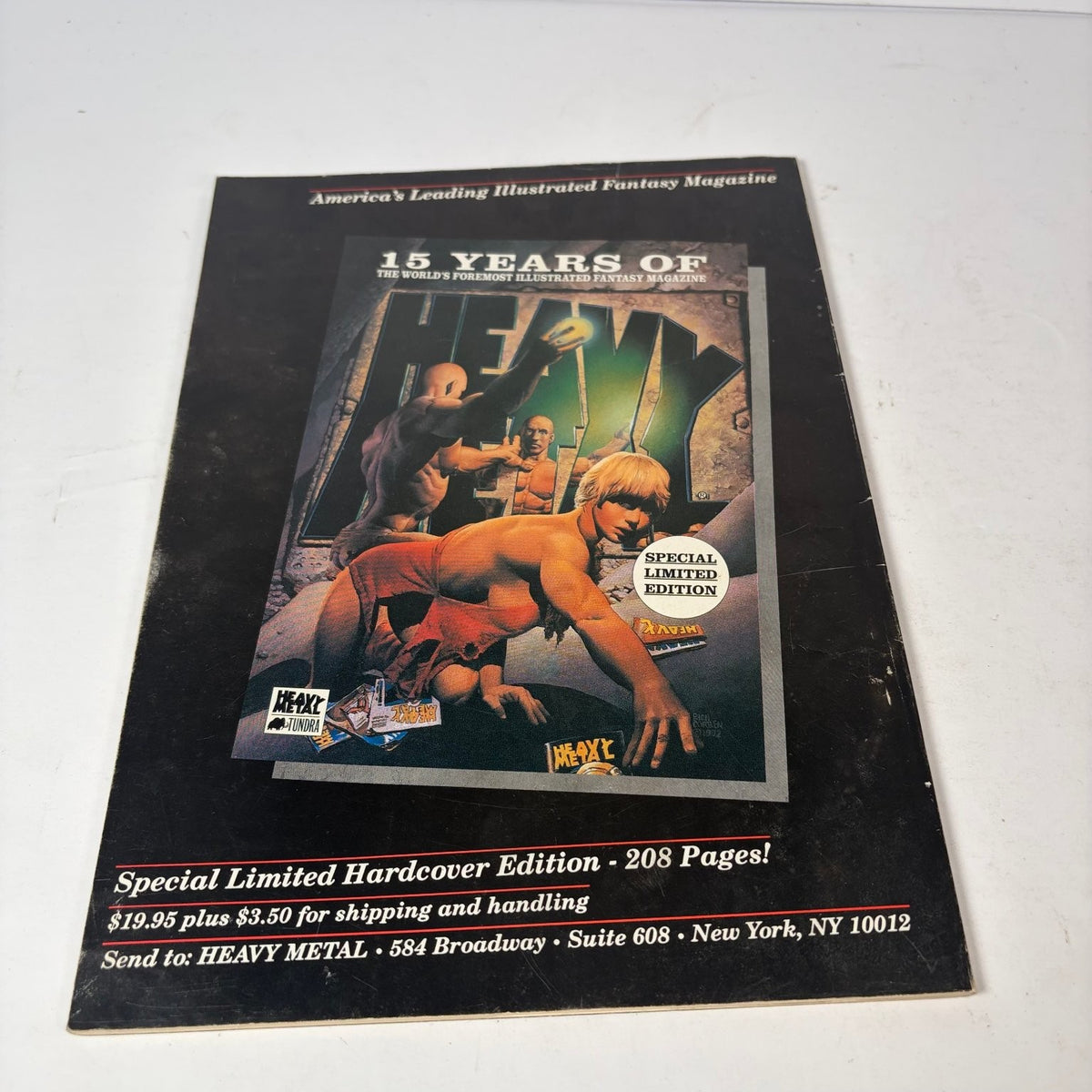Heavy Metal Magazine March 1993 Sci-Fi Fantasy Adult Illustrated Magazine