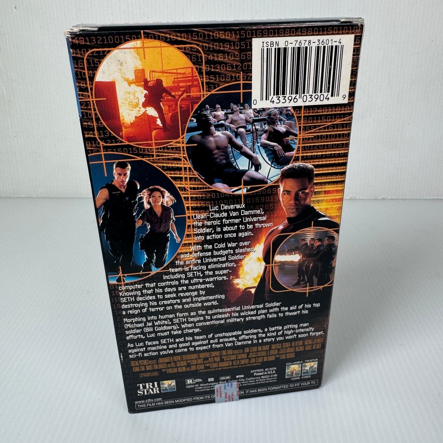 Universal Soldier The Return VHS 1999 Action Sci-Fi TriStar Home Video