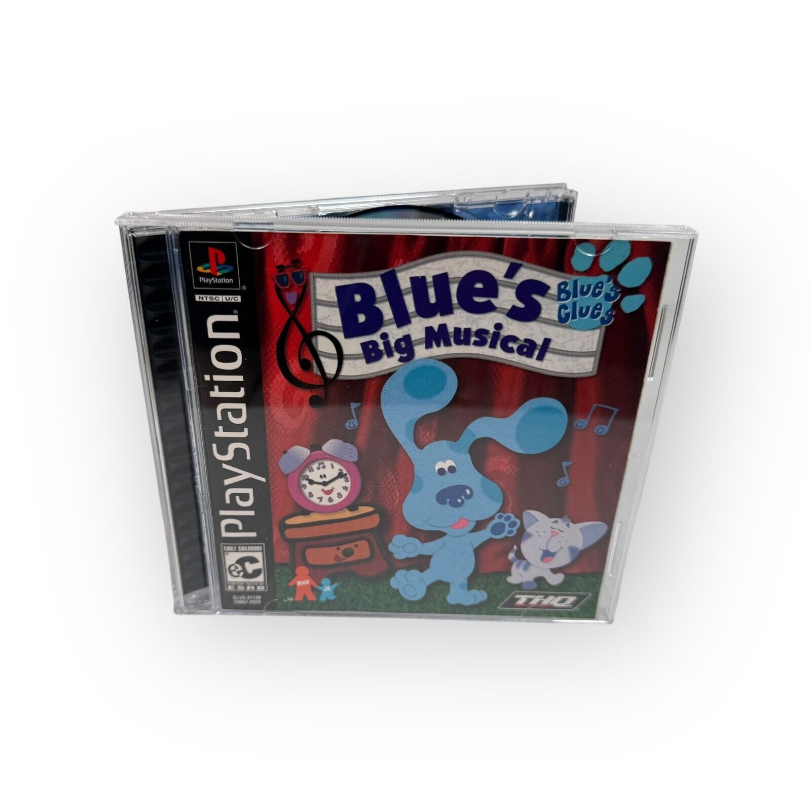 Blue's Big Musical Playstation PS1 Complete CIB Black Label Kids Game