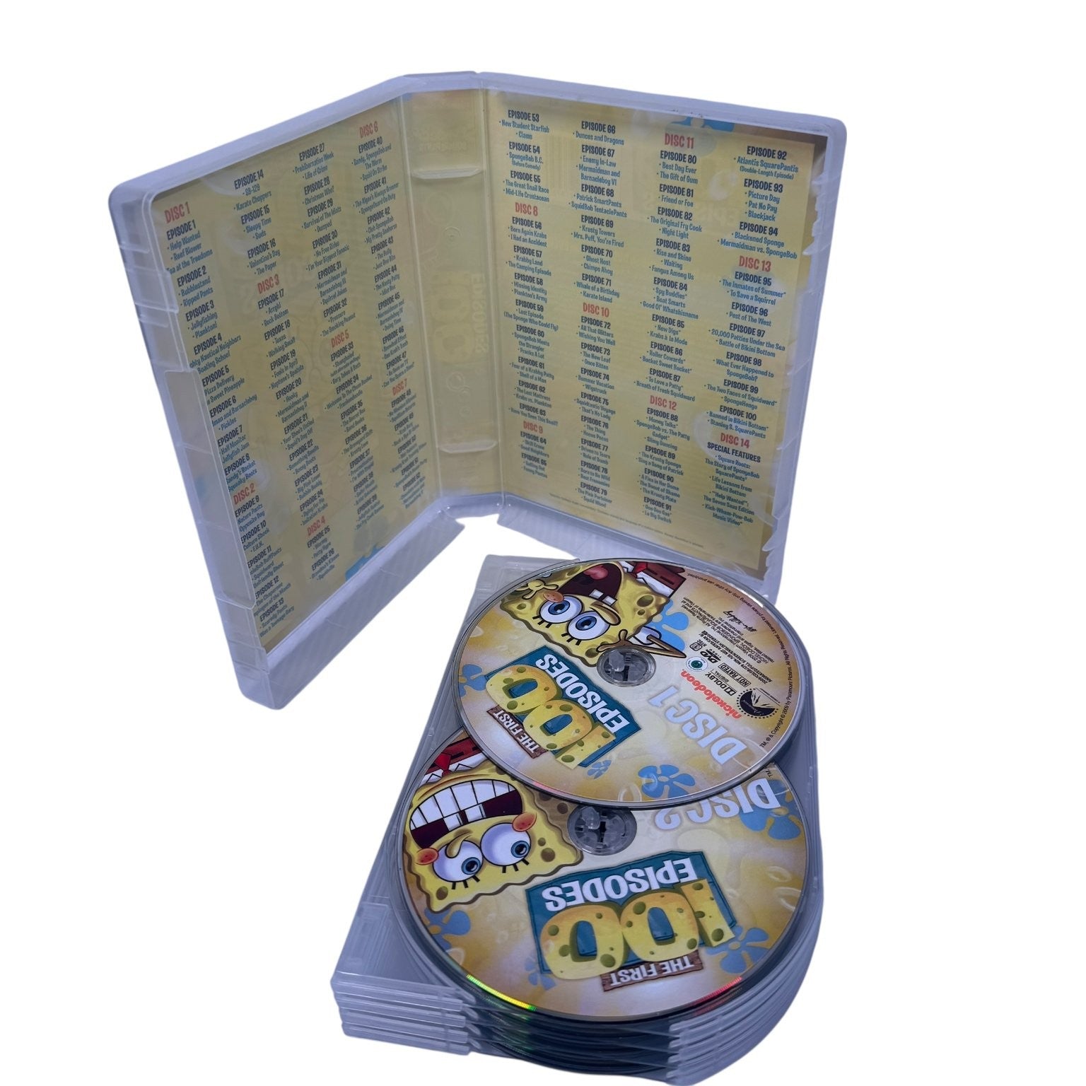 SpongeBob SquarePants DVD 2009 The First 100 Episodes Nick Animation