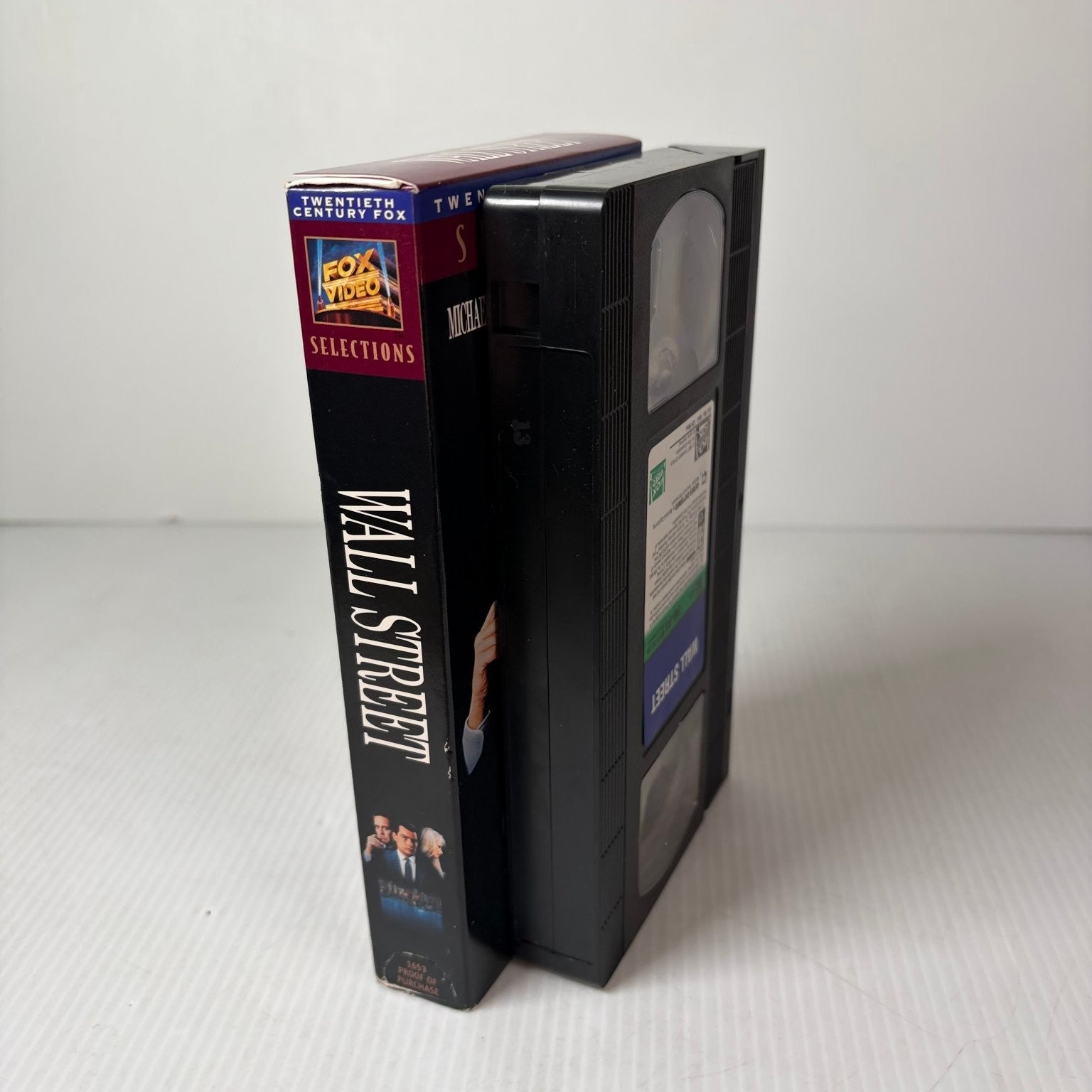 Wall Street VHS 1993 Drama Michael Douglas Oliver Stone Fox Video