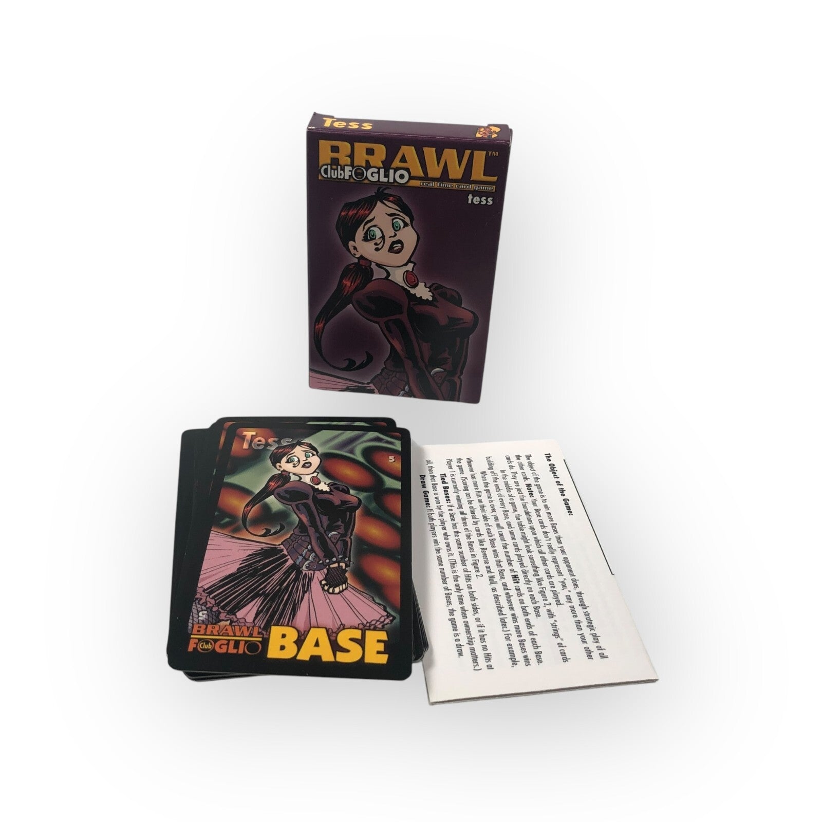 Brawl Tess Deck Club Foglio Real Time TCG Game Deck Complete VTG 2003