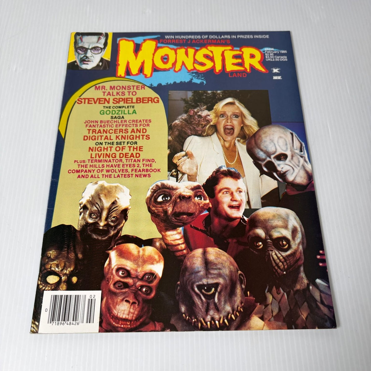 Monster Land Magazine #1 February 1985 Steven Spielberg Godzilla Horror Sci-Fi