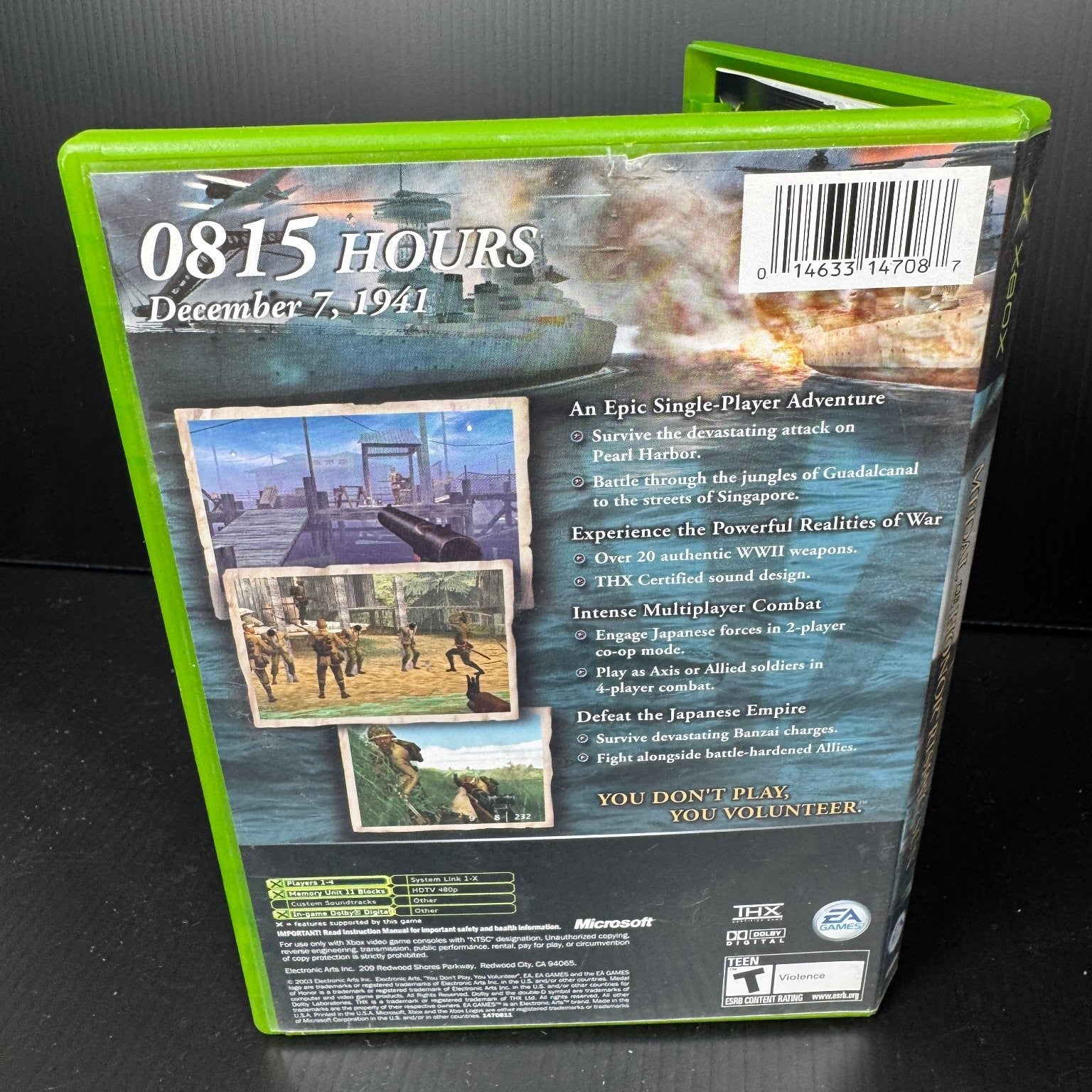 Medal of Honor Rising Sun Xbox Complete CIB Video Game Multiplayer WWII Shooter