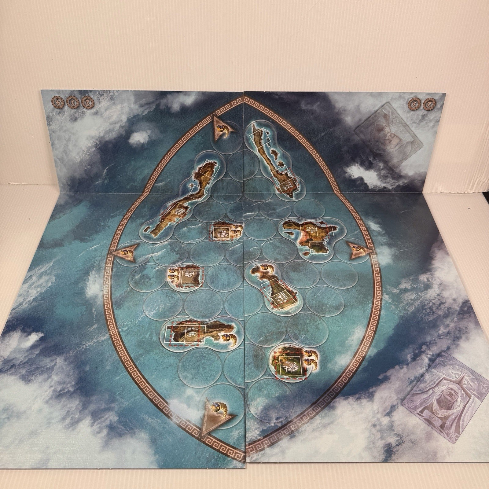Cyclades Board Game Base w/ Titans Expansion Matagot XL 2009 Complete