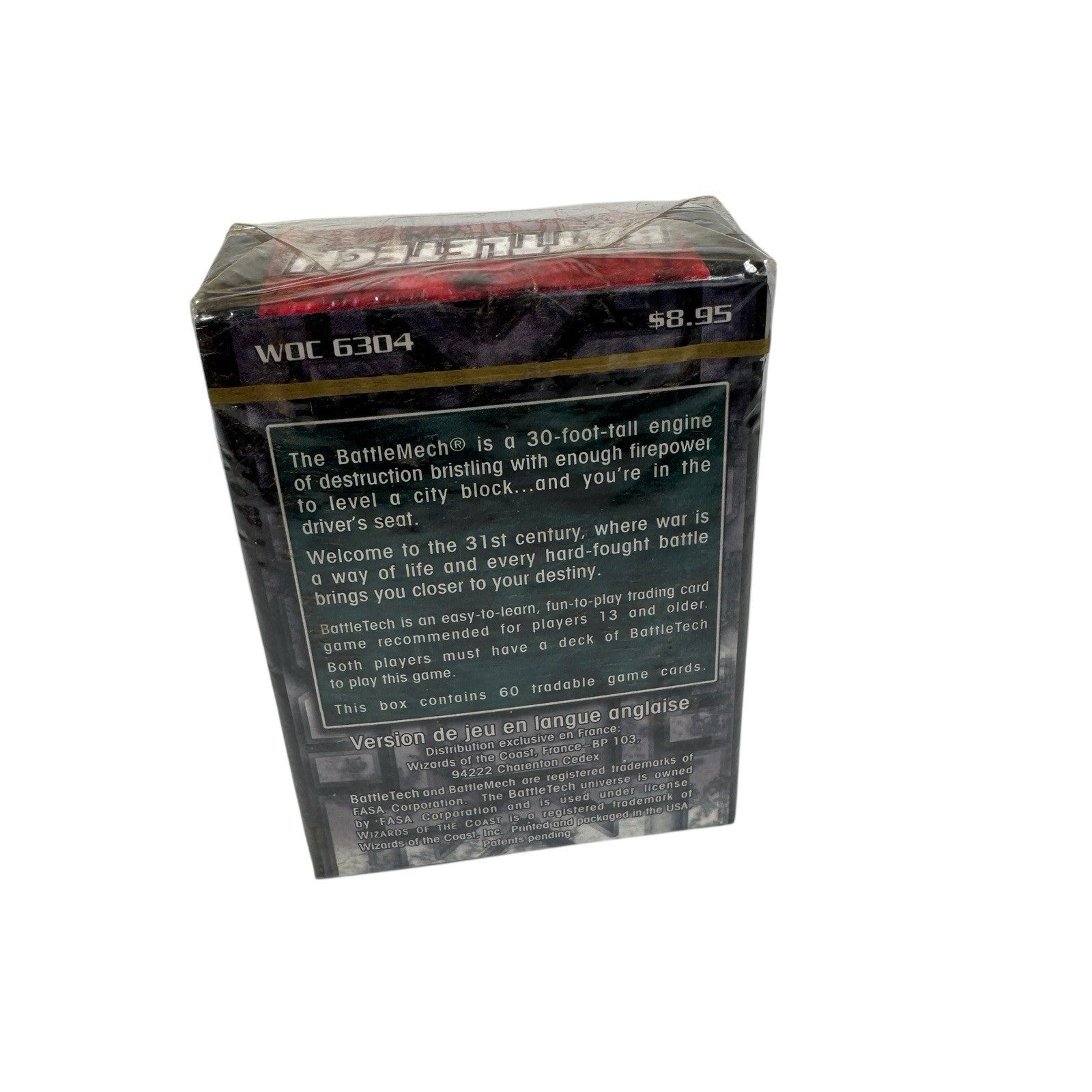 Battletech Trading Card Game Starter Deck WOC 6304 - New Factory Sealed
