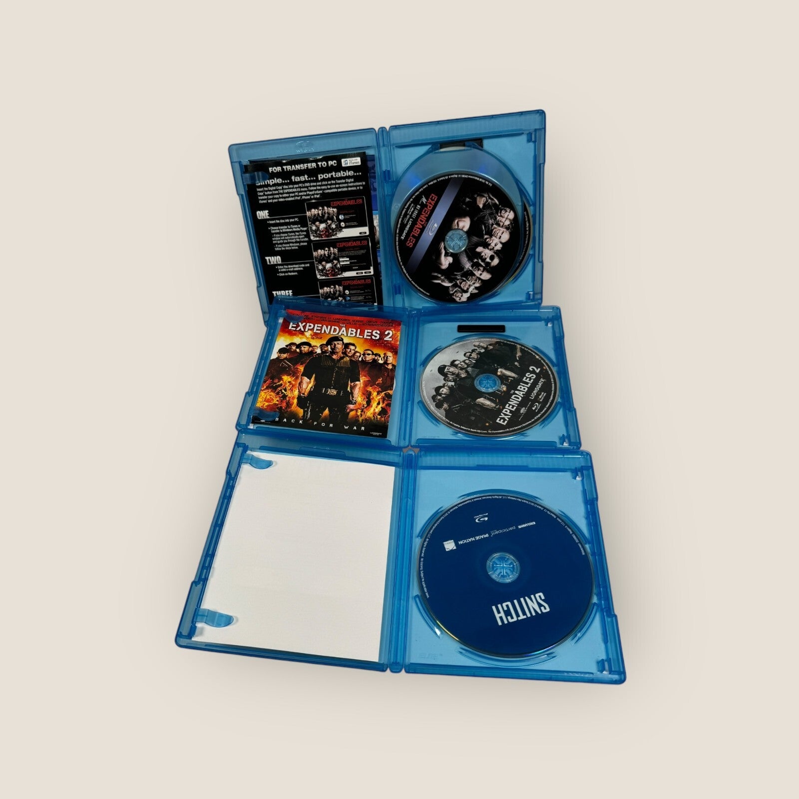 Lot of 8 Renegade Anti-Hero Action Blu-ray Movies Taken, The Expendables & more