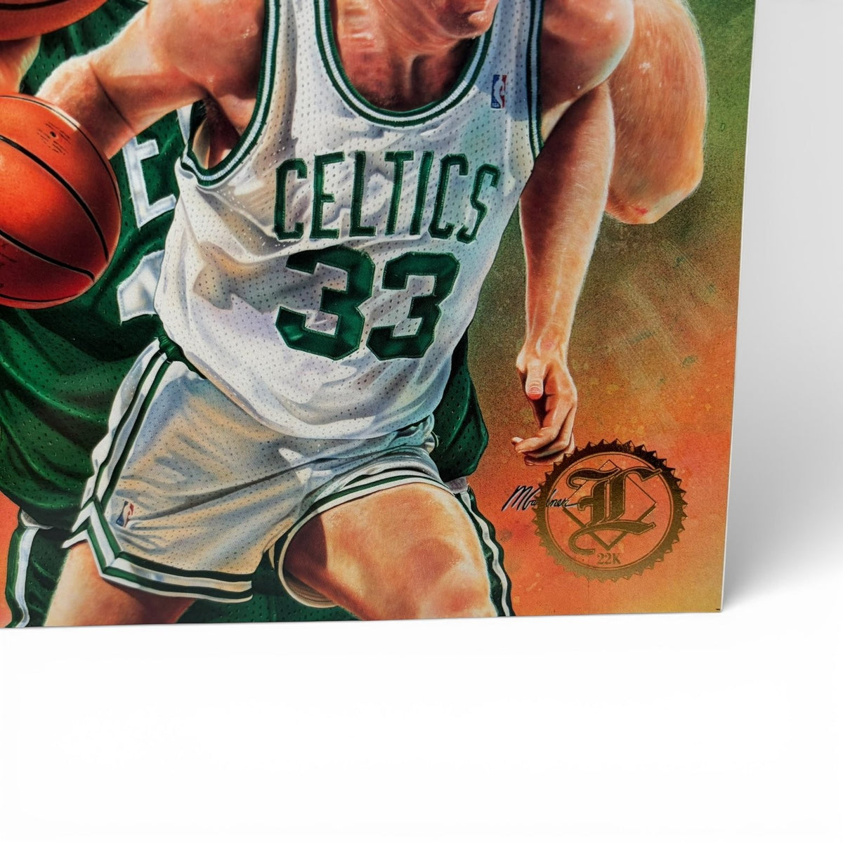 Legends Sports Memorabilia Jan/Feb 1993 Larry Bird 22K Gold Foil COA with Cards