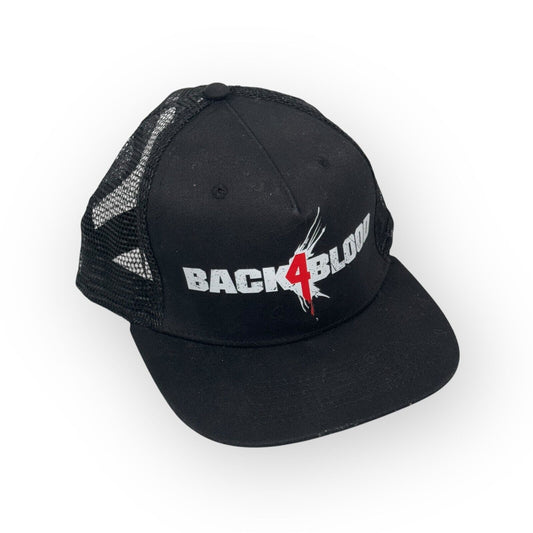 Back 4 Blood Hat Black Snapback Trucker Preorder Exclusive Video Game Promo Cap