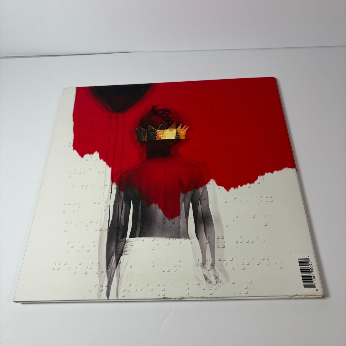 Rhianna Anti Limited Edition Double LP Red Vinyl with Brail Cover