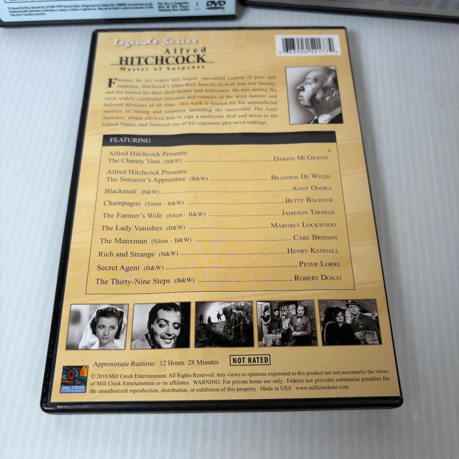 Alfred Hitchcock DVD Collection: Vertigo, Rear Window, Master of Suspense 10