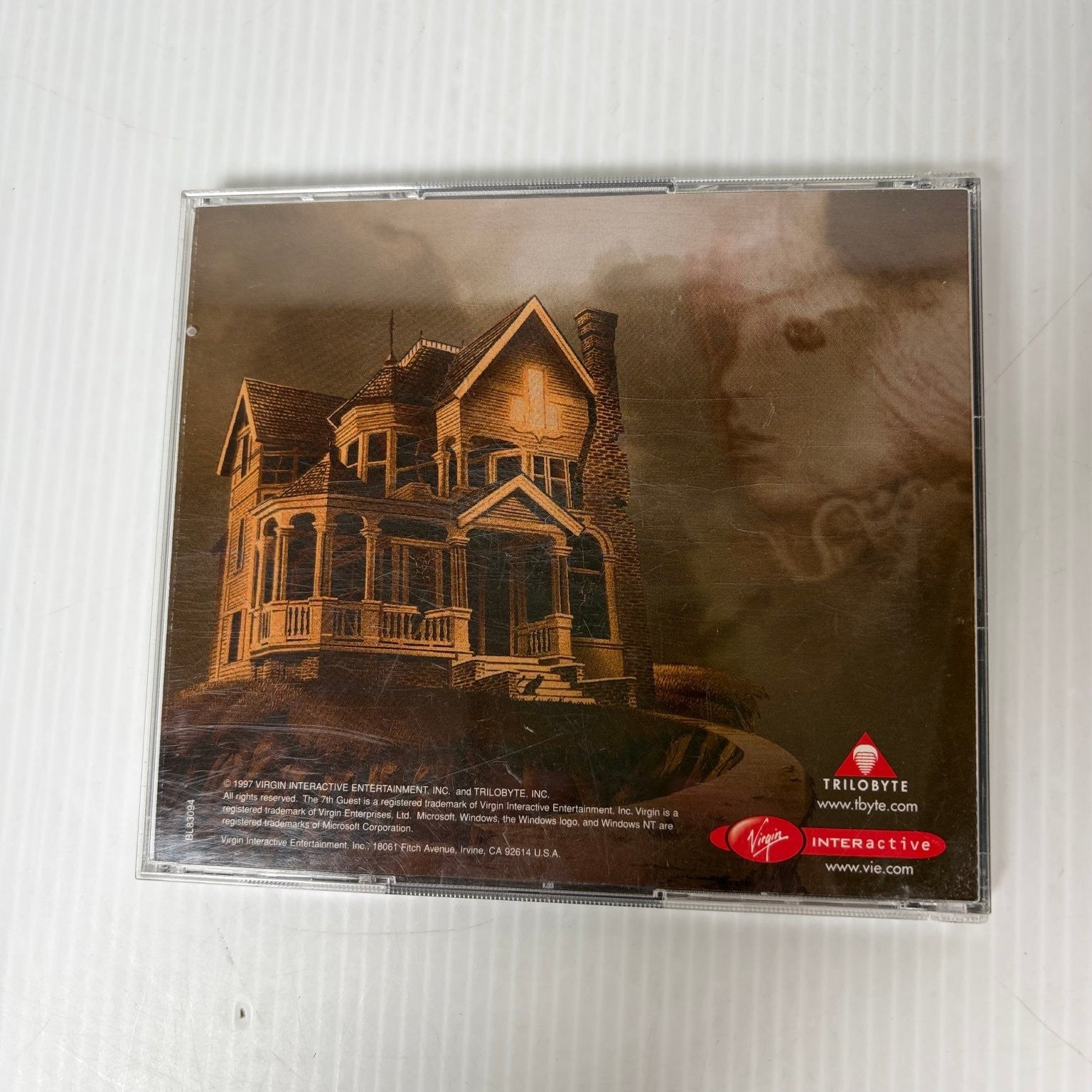 The 7th Guest PC CD-ROM Windows 95 Version Video Game Puzzle Adventure