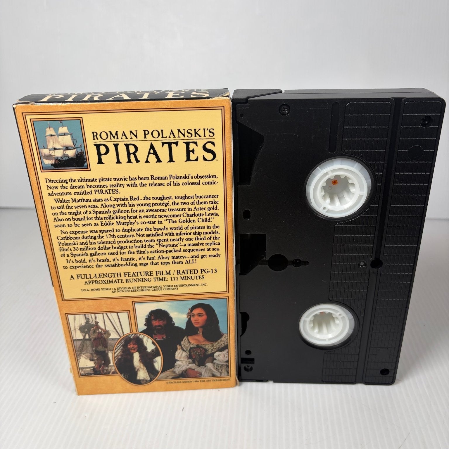 Roman Polanski's Pirates VHS 1986 Adventure Comedy USA Home Video