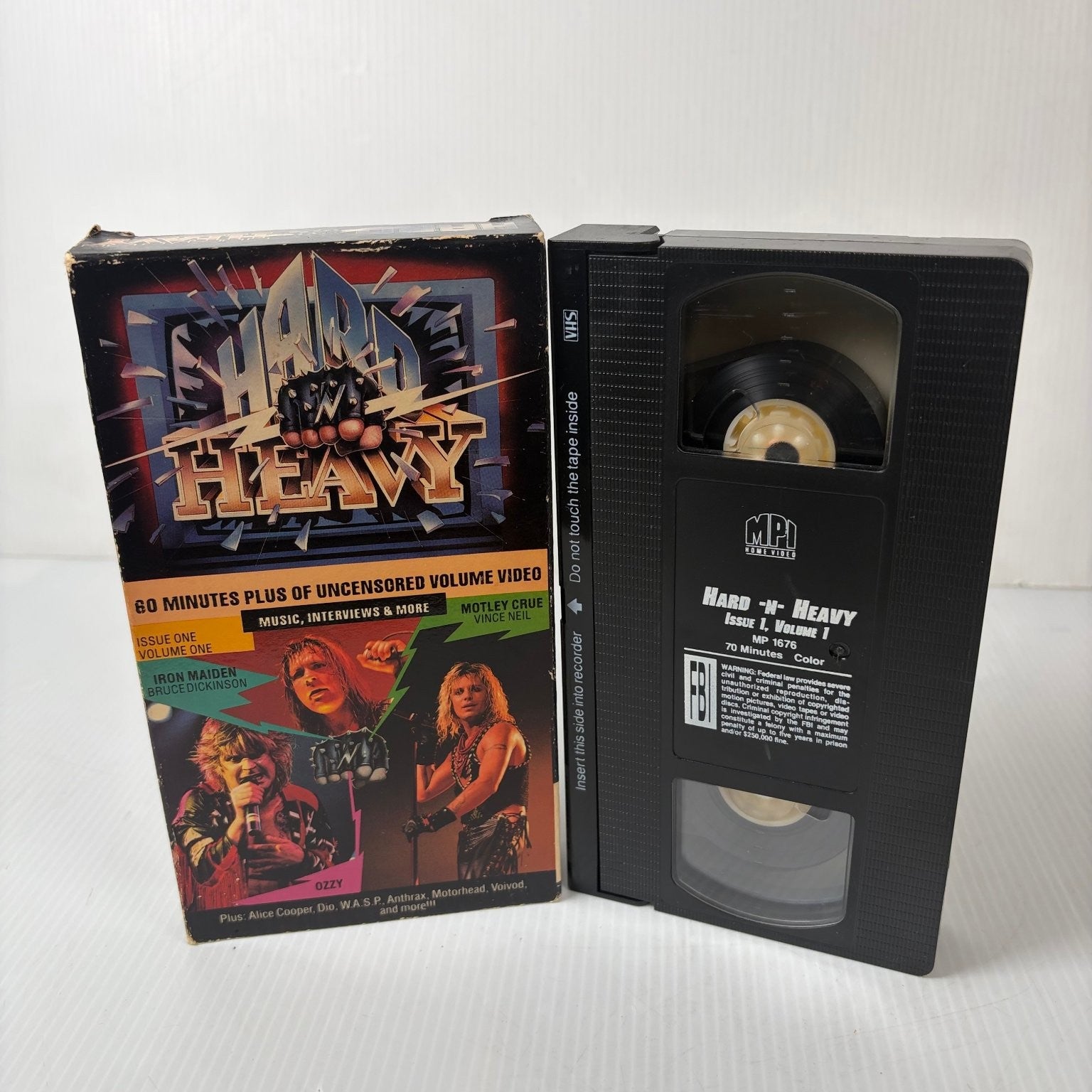 Hard N Heavy Issue 1 Volume 1 VHS 1989 Heavy Metal Music Video MPI Home Video