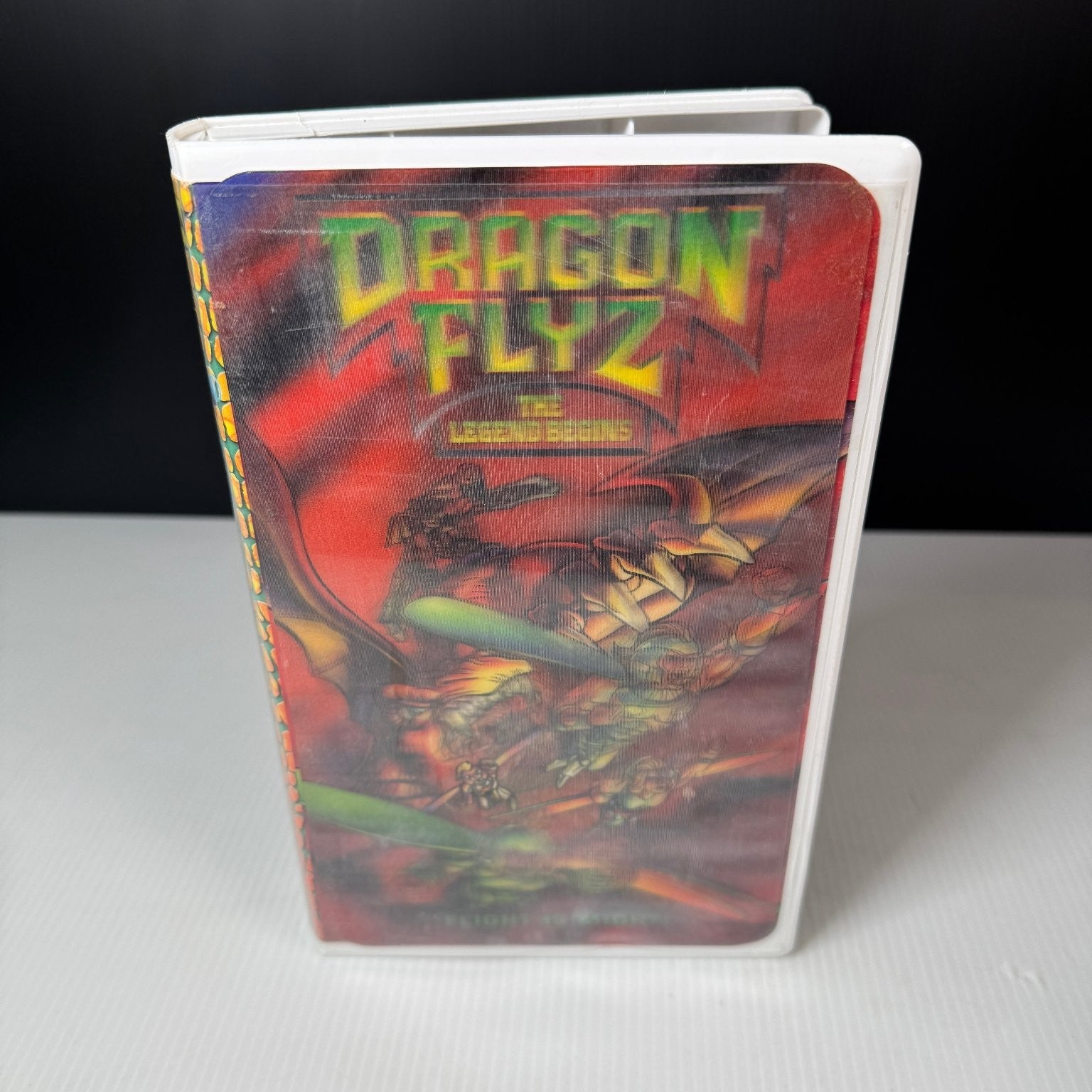 Dragon Flyz The Legend Begins VHS 1996 Animated Action w/ Lenticular Cover