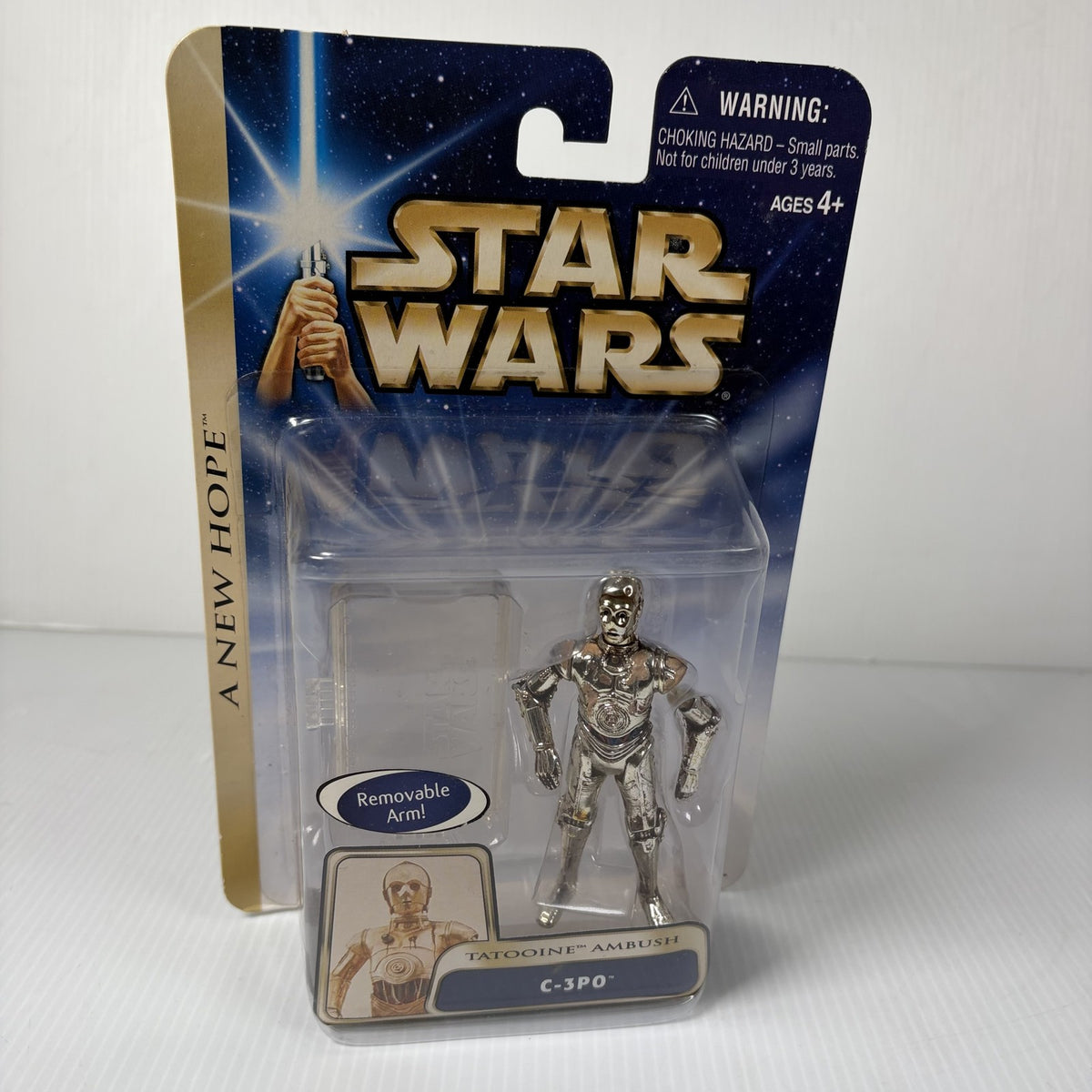 Star Wars C-3PO Tatooine Ambush Action Figure Hasbro A New Hope Removable Arm