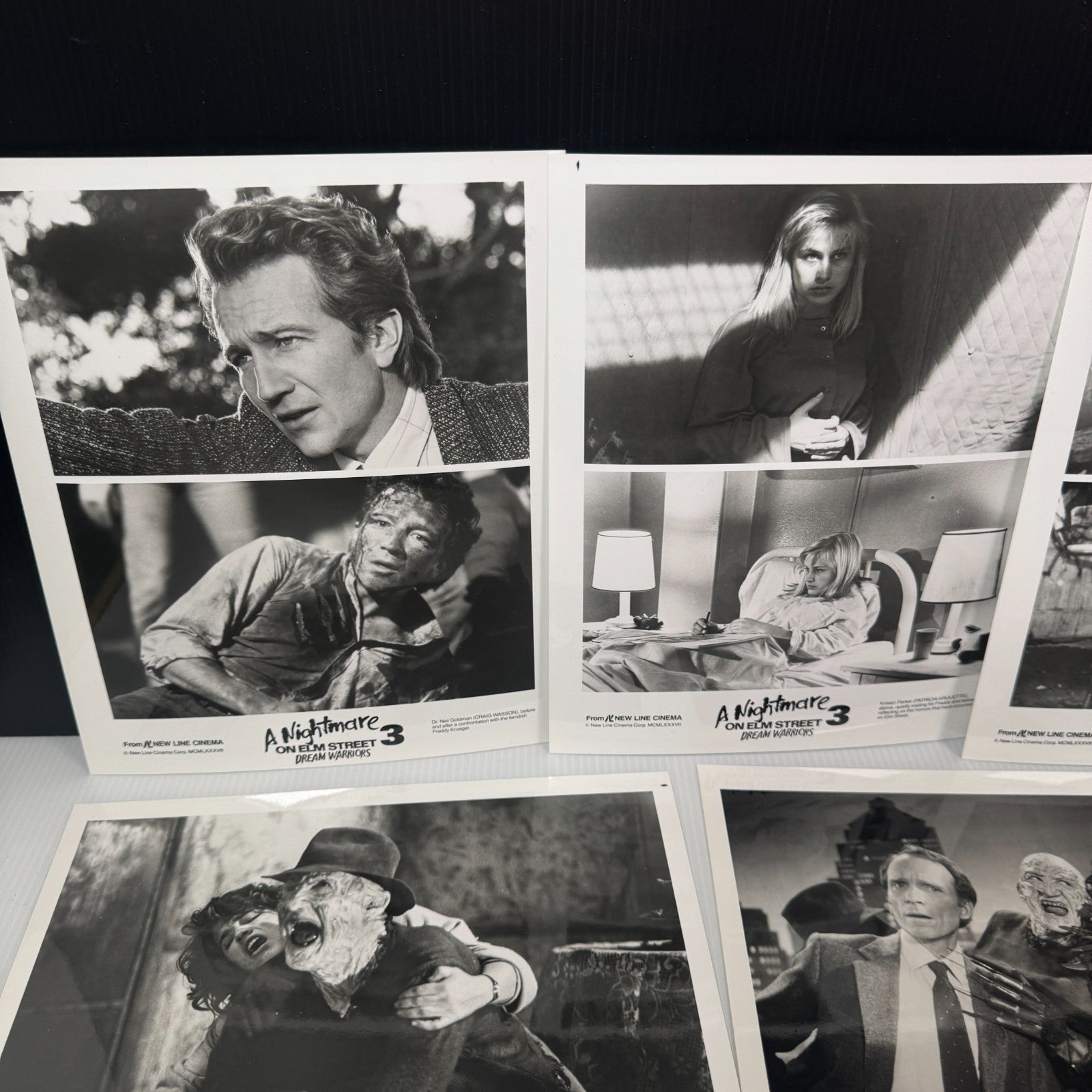 Vintage Lot of 9 A Nightmare on Elm Street 3 Dream Warriors 8x10 Stills Freddy