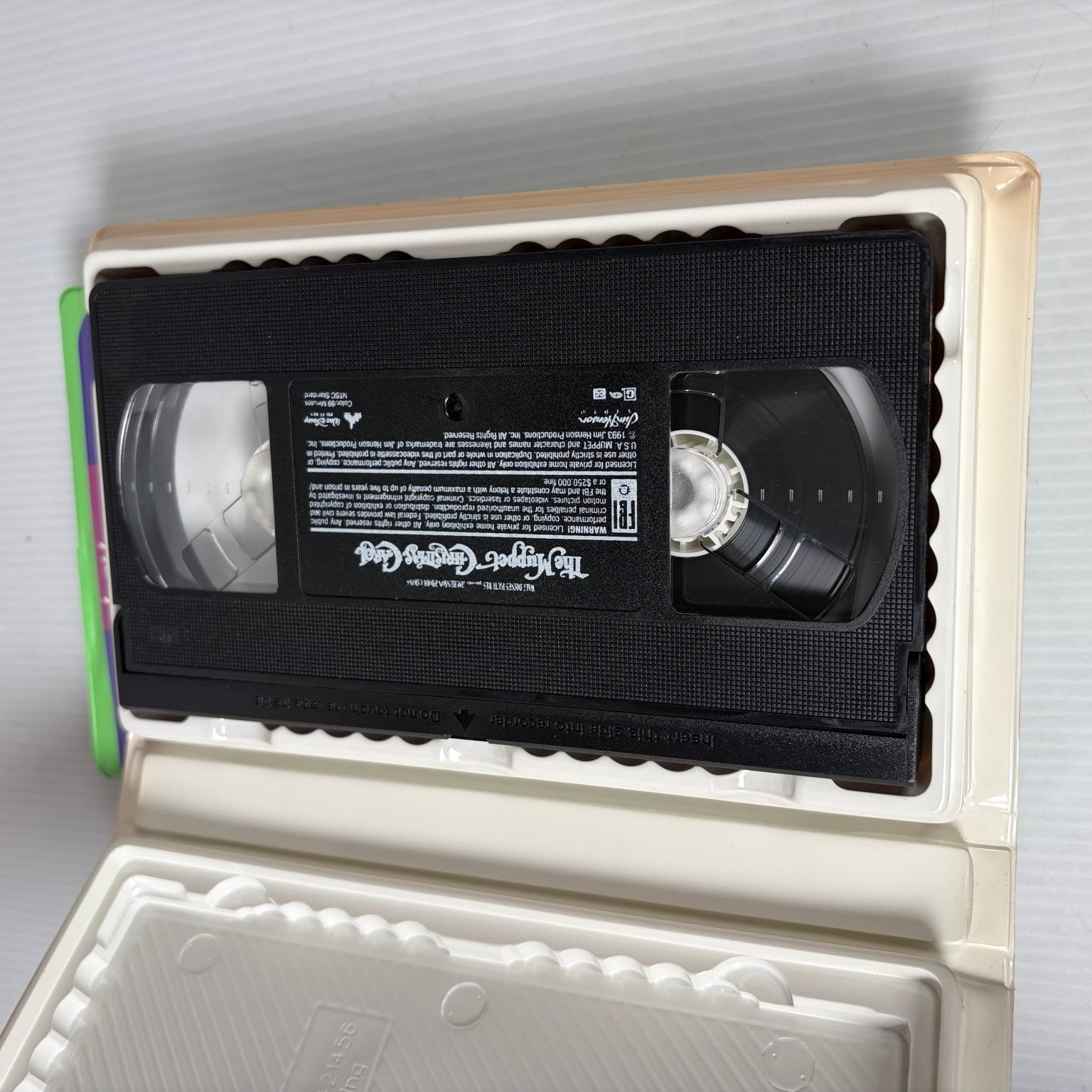 Muppet Movie VHS Lot (3) Christmas Carol Treasure Island Jim Henson Disney