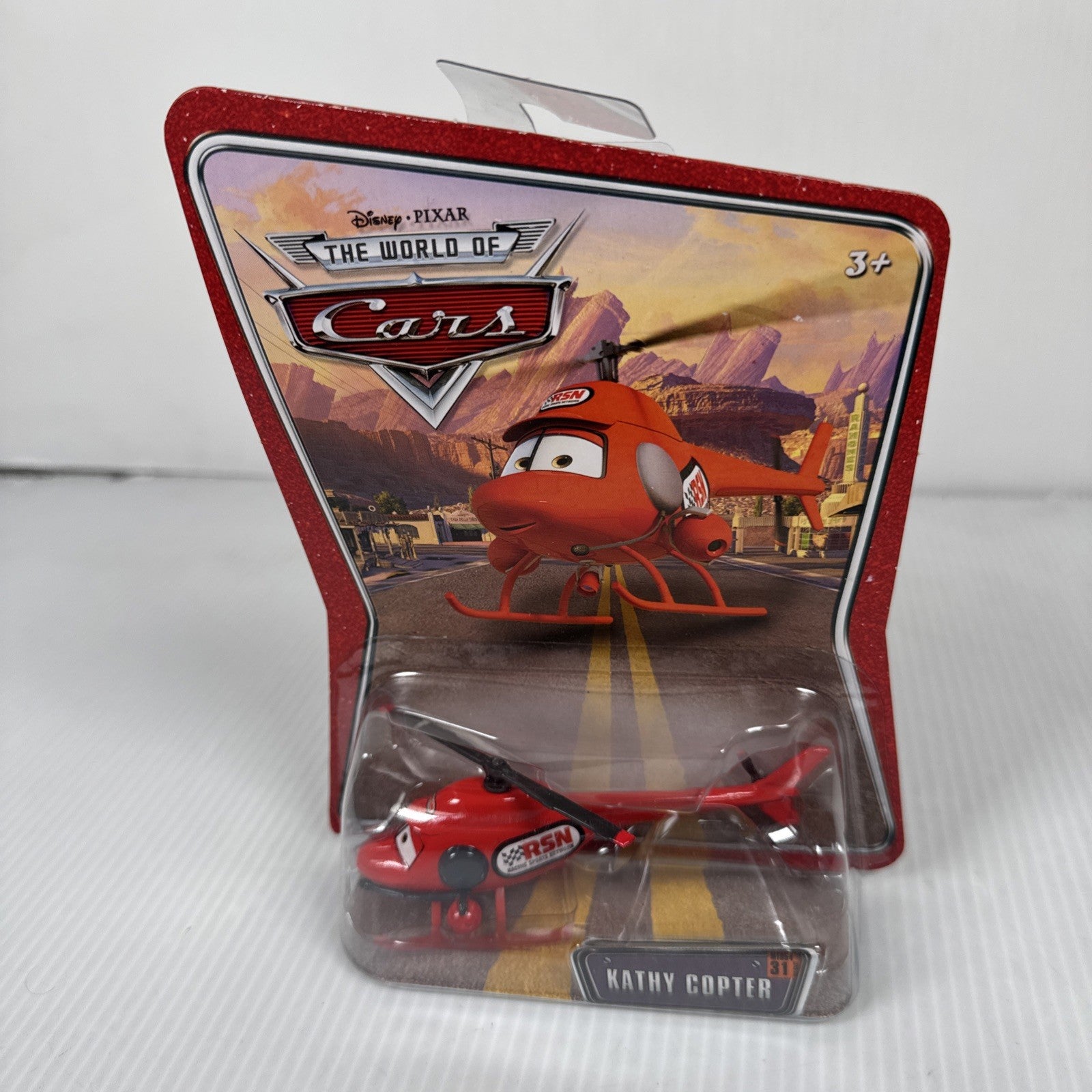 New Disney Pixar The World Of Cars Kathy Copter #31 Diecast 1:55 Scale Mattel