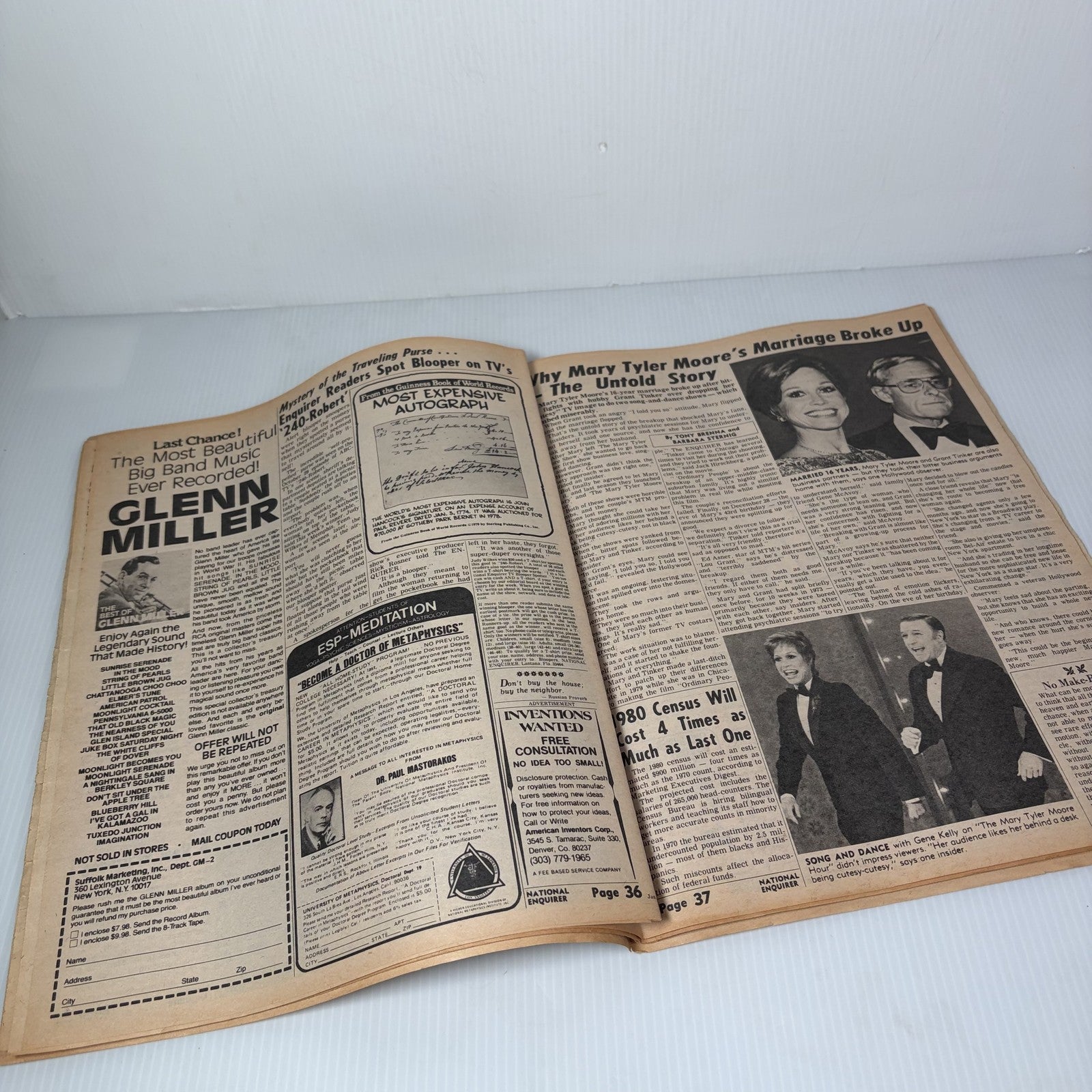 National Enquirer Magazine April 22, 1980 Mary Tyler Moore Cancer Diet UFOs