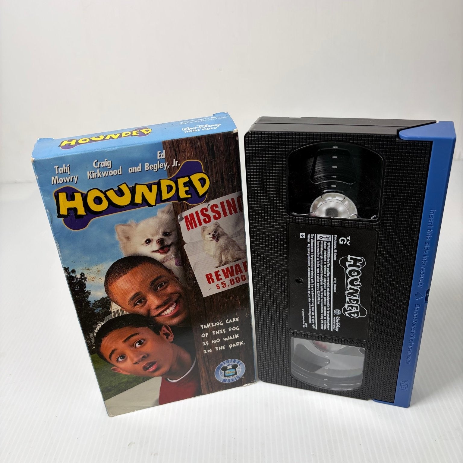 Hounded VHS 2001 Family Comedy Disney Channel Movie Tahj Mowry