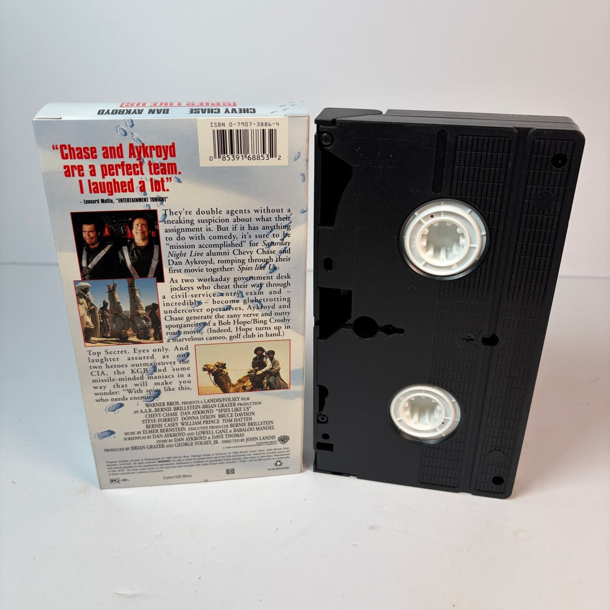 Spies Like Us VHS 1985 Comedy Chevy Chase Dan Aykroyd Warner Bros.