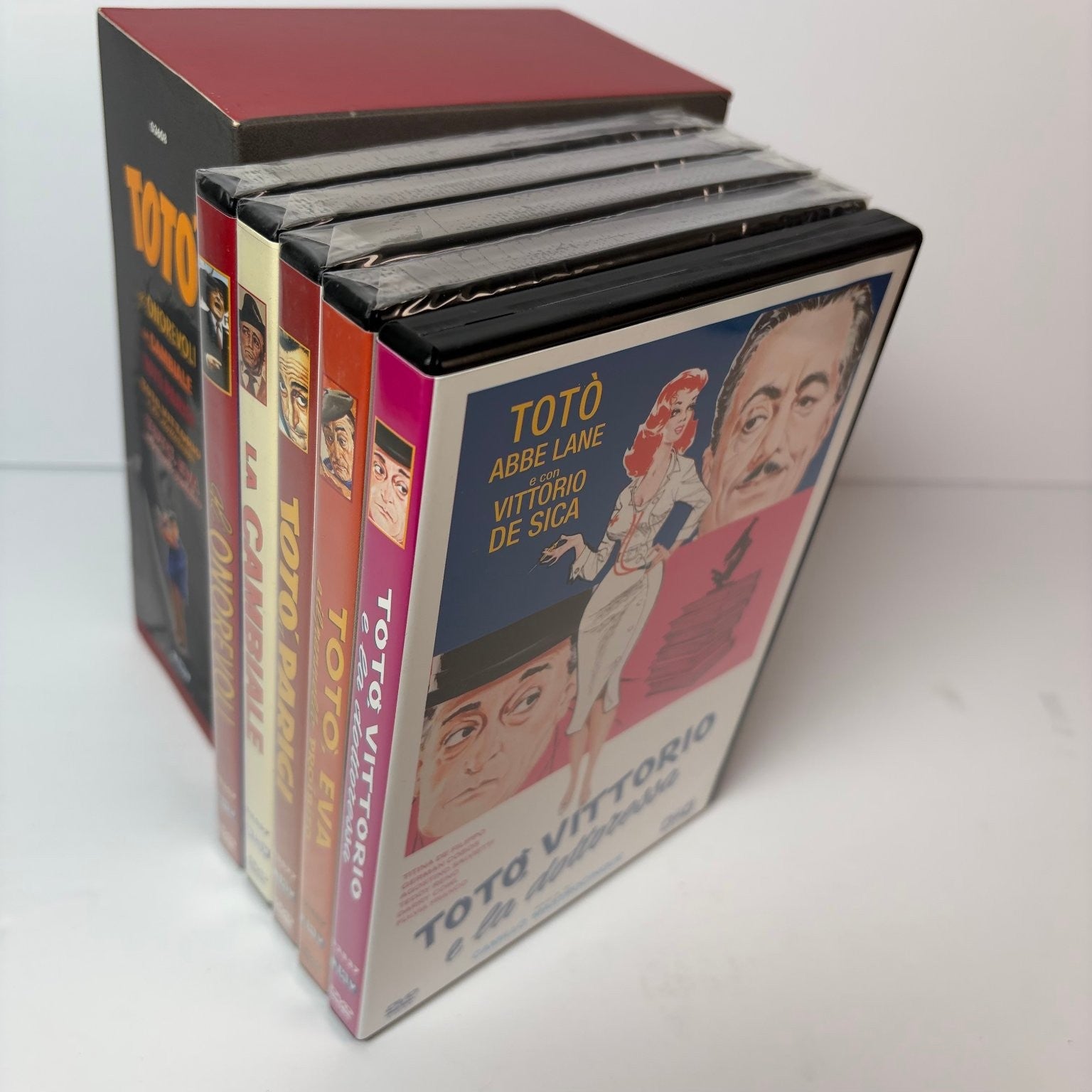 Totò Cofanetto 5 DVD Set 2002 Rare Italian Comedy Collection PAL Region 2 OOP