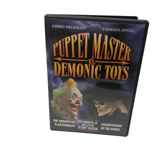 Puppet Master Vs. Demonic Toys (DVD, 2006) Corey Feldman Vanessa Angel RARE oop